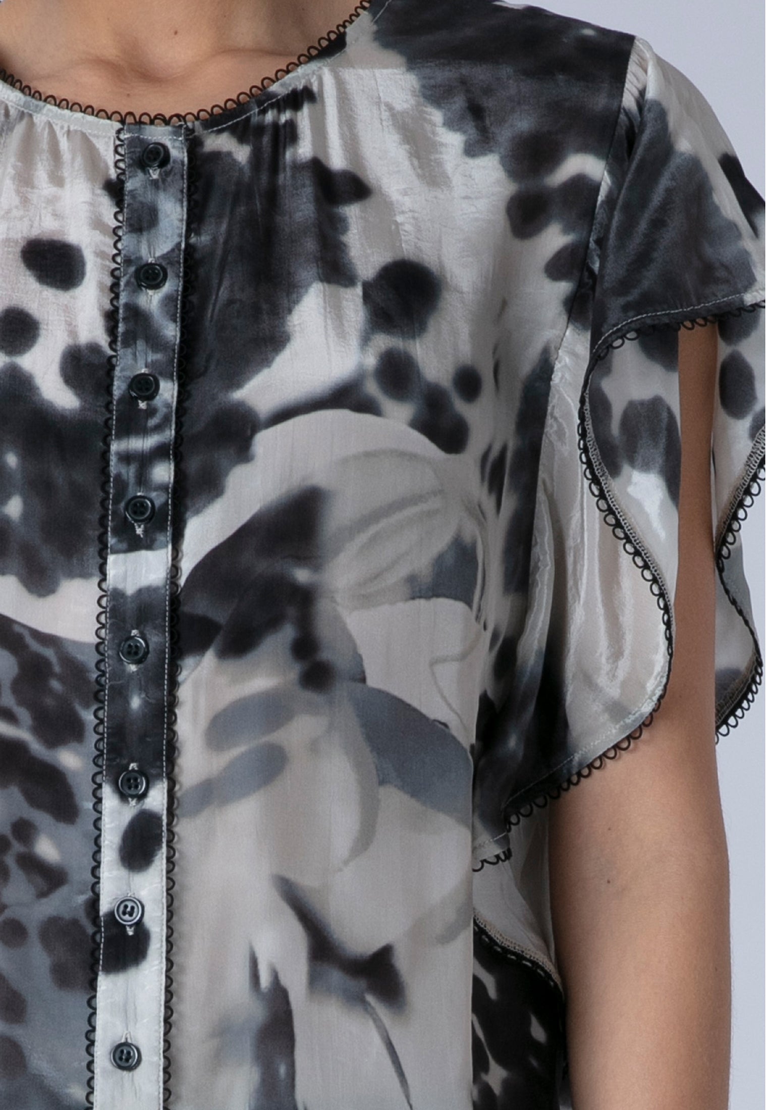 ARA TOP ORCHID BLACK