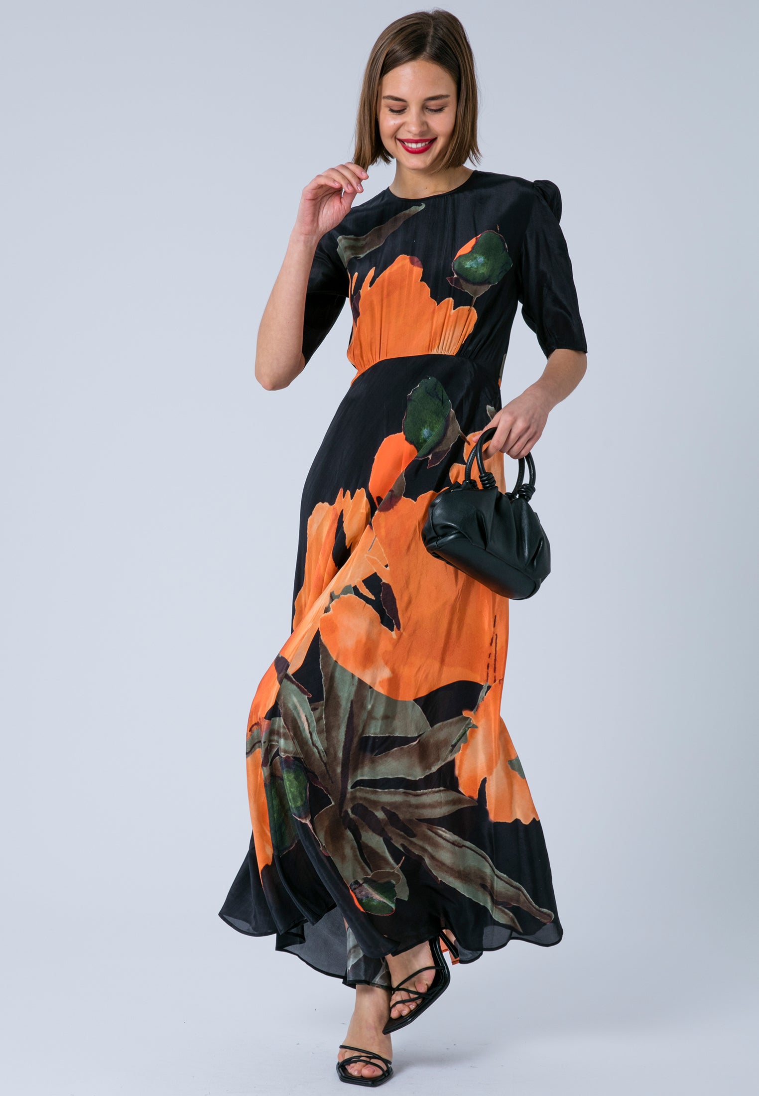 SIENNA MAXI DRESS PRIME ORANGE