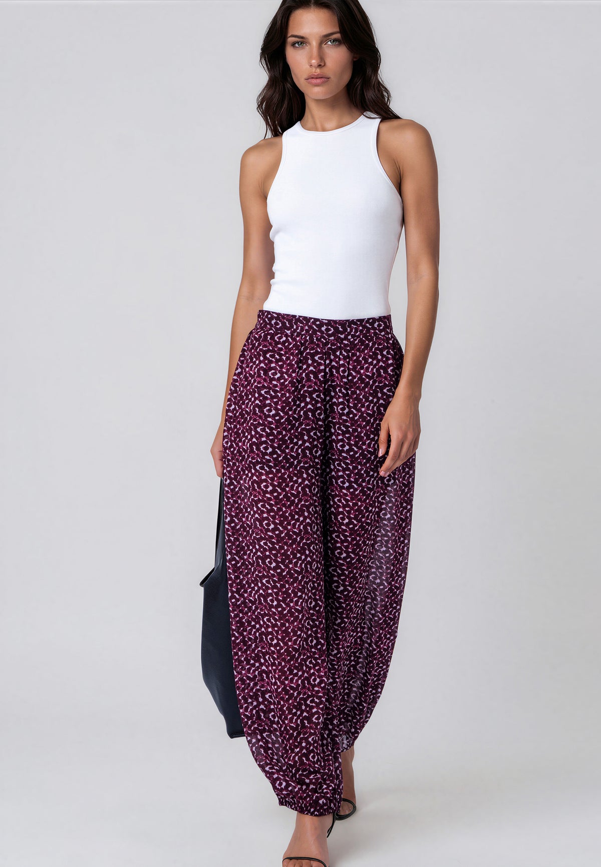 HELENA TROUSERS BLEND PORT POLKADOT