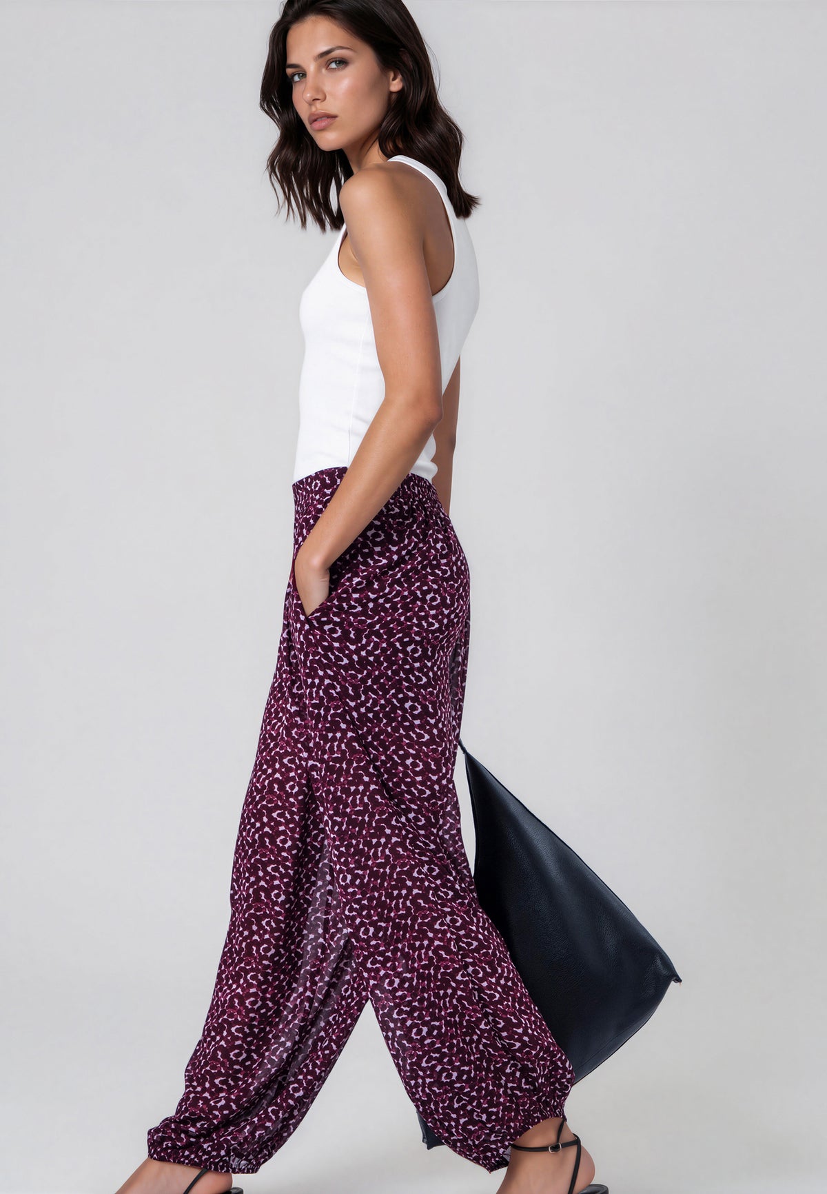 HELENA TROUSERS BLEND PORT POLKADOT