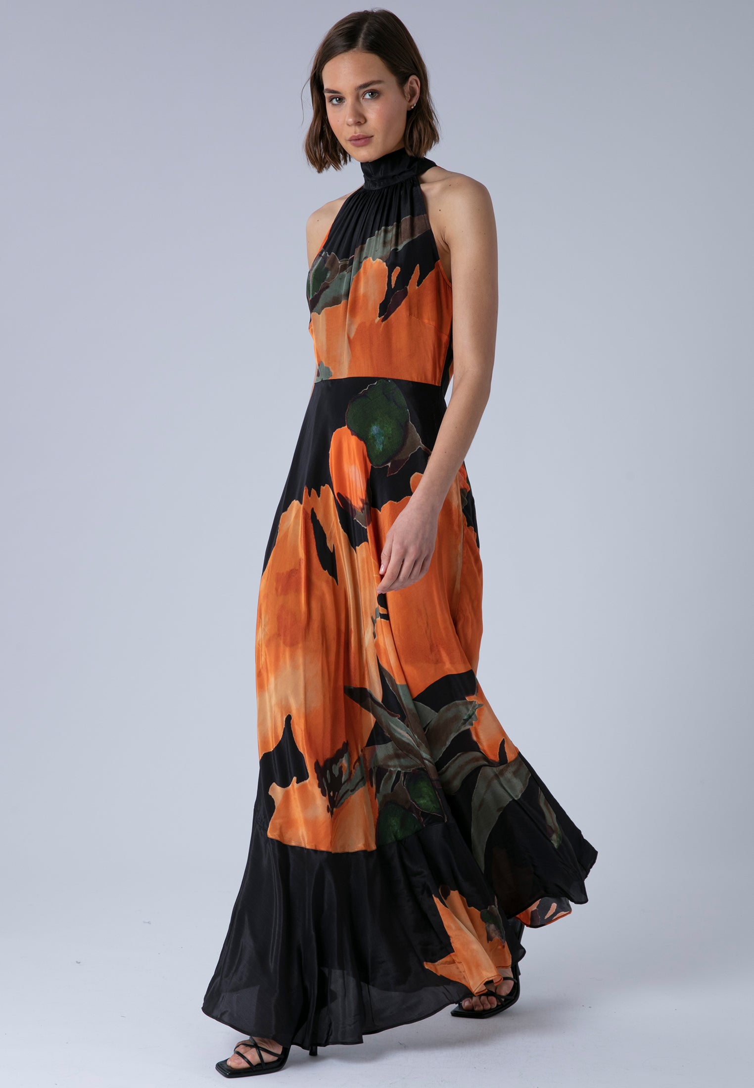 VALERIA MAXI DRESS  PRIME ORANGE