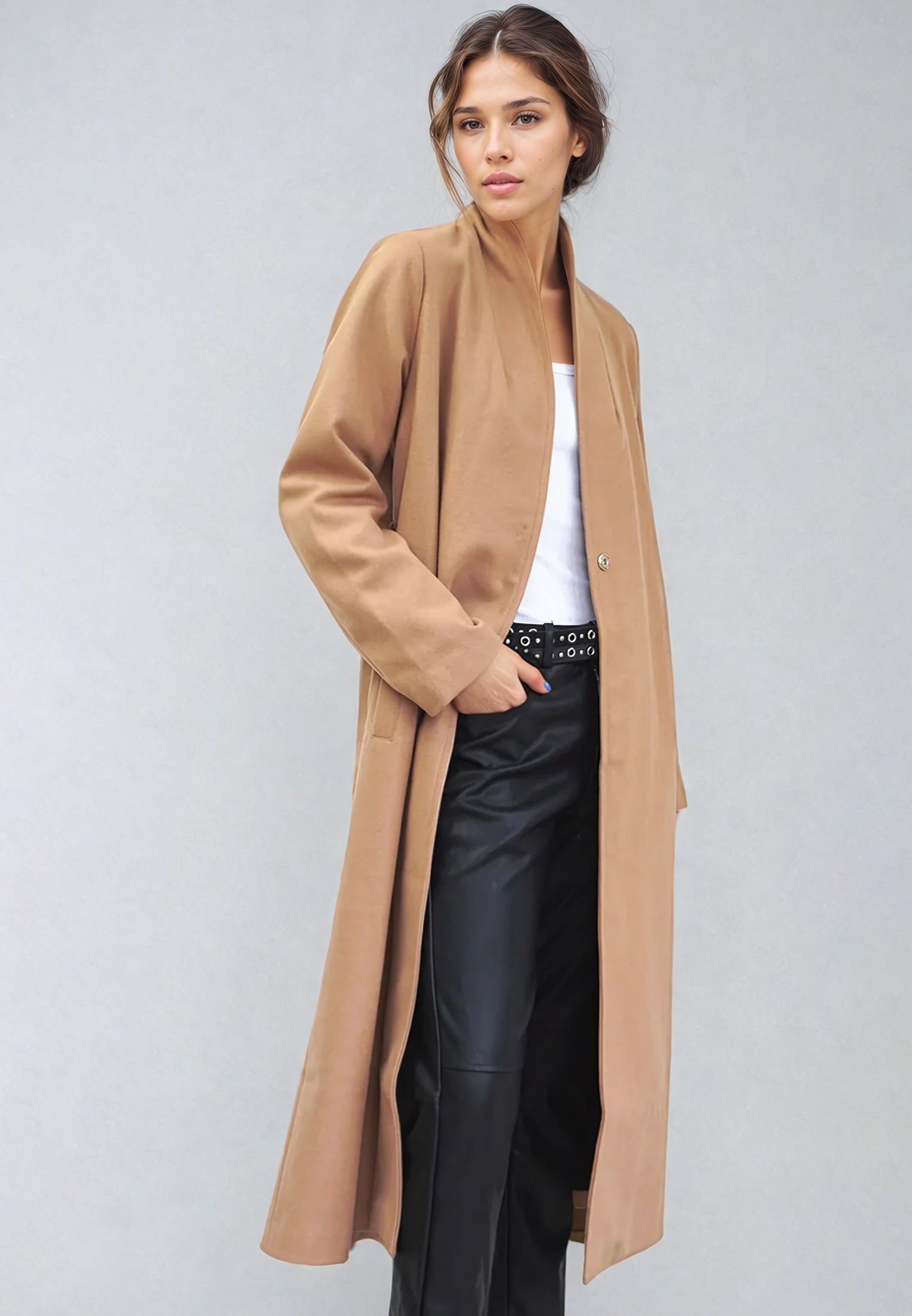 ASPIRATION COAT CAMEL