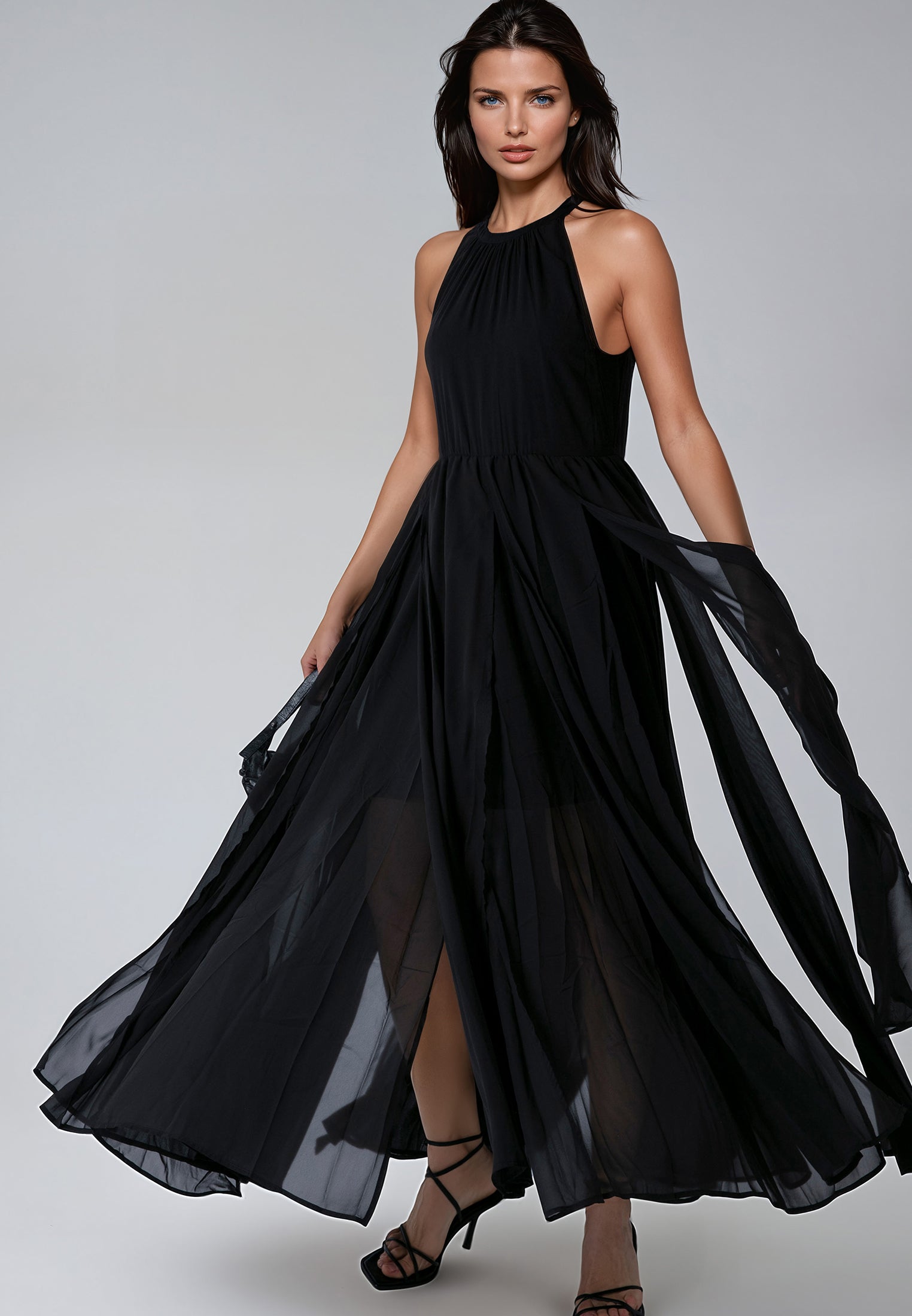 DUSK DRESS BLACK