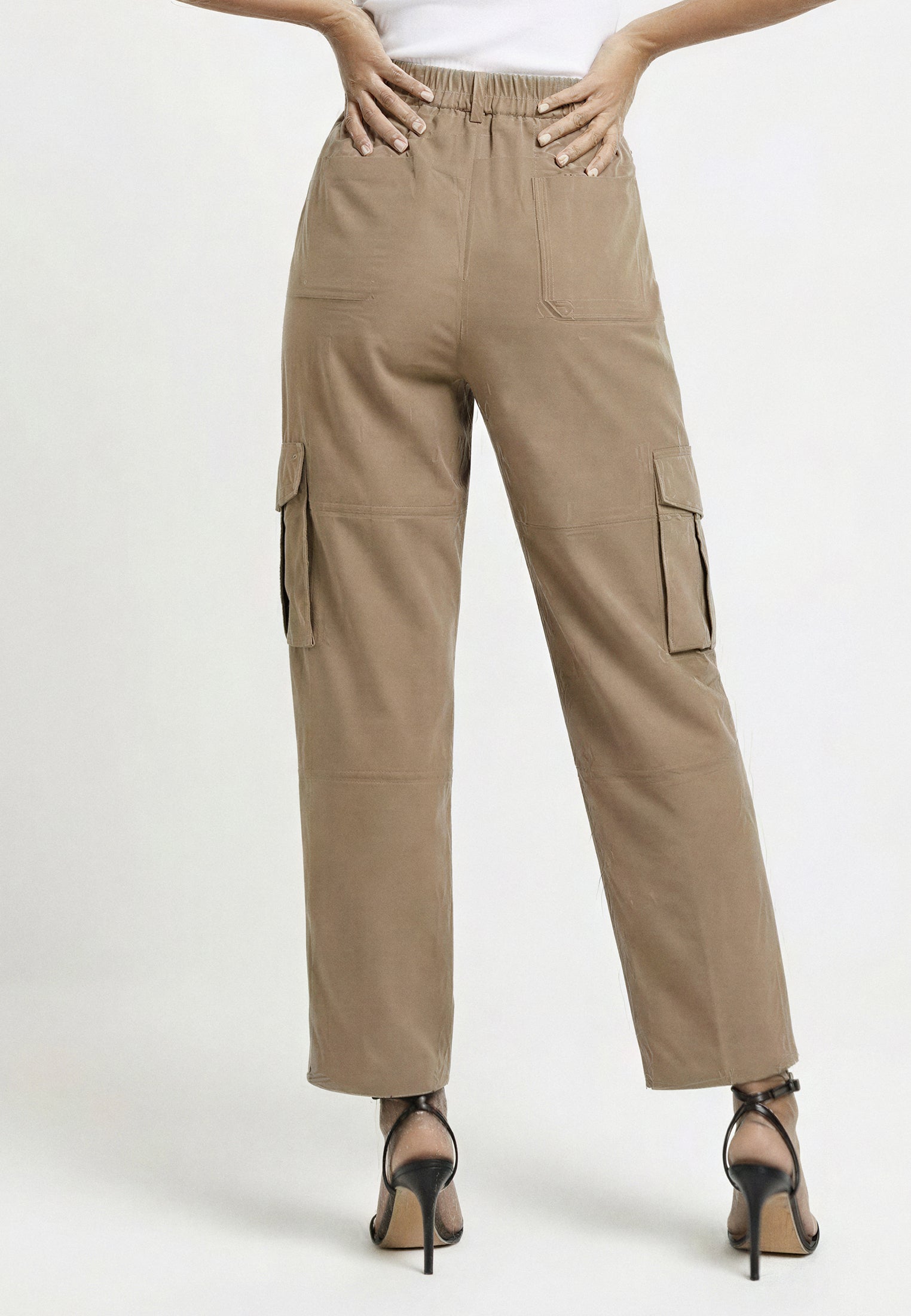 RAY BROWN CARGO TROUSERS