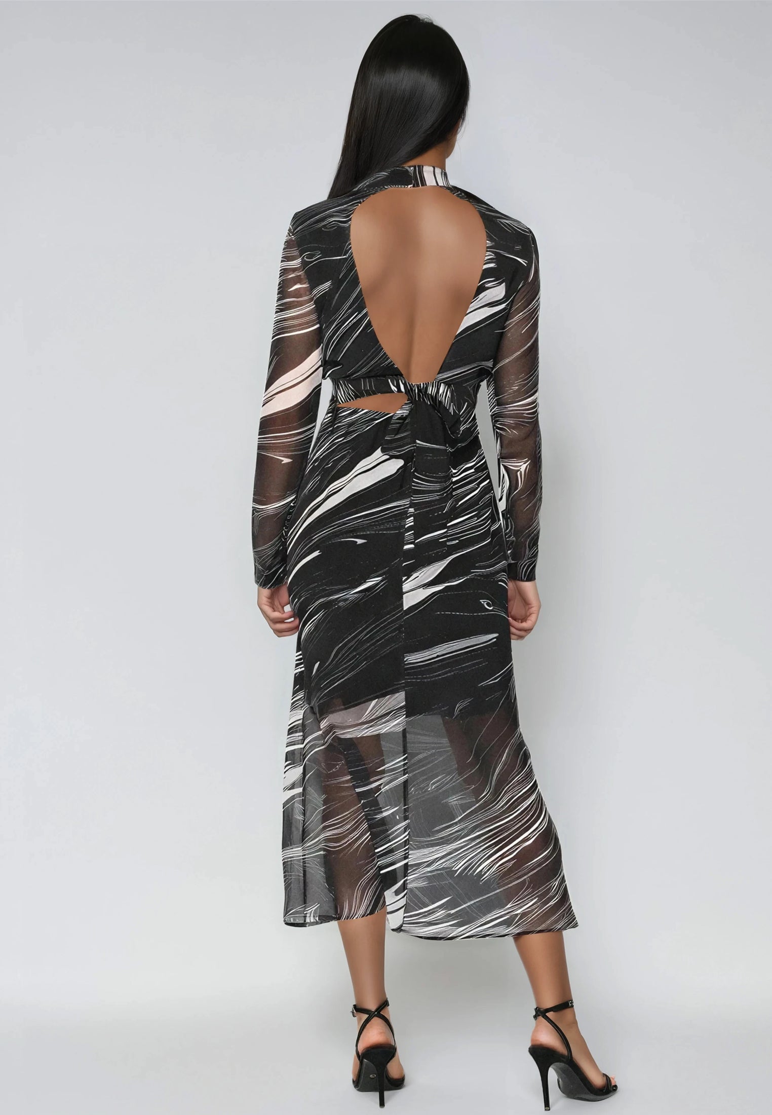 DAZZLE DRESS ALABASTER