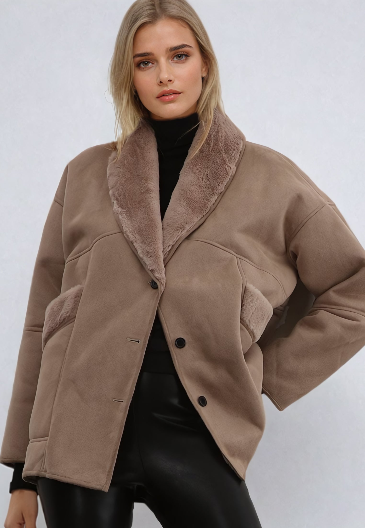 ELEMENT COAT TAUPE