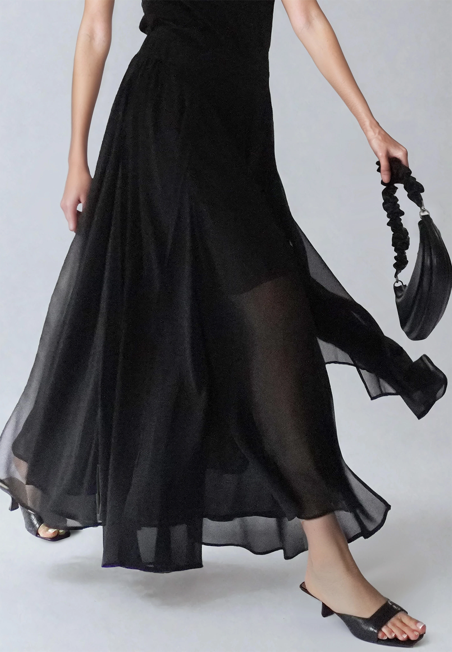 OLSEN SKIRT BLACK