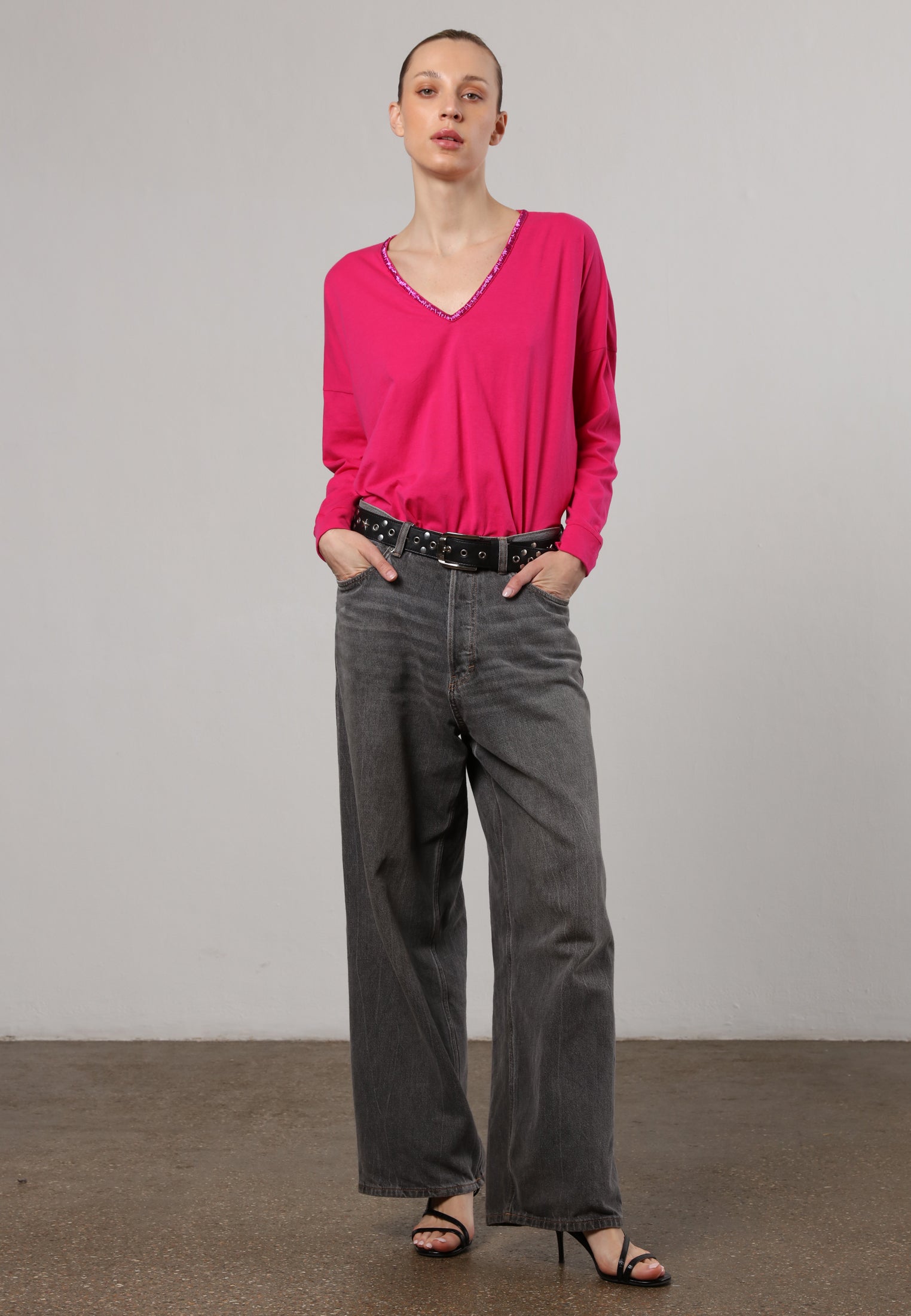 RELAY T-SHIRT HOT PINK