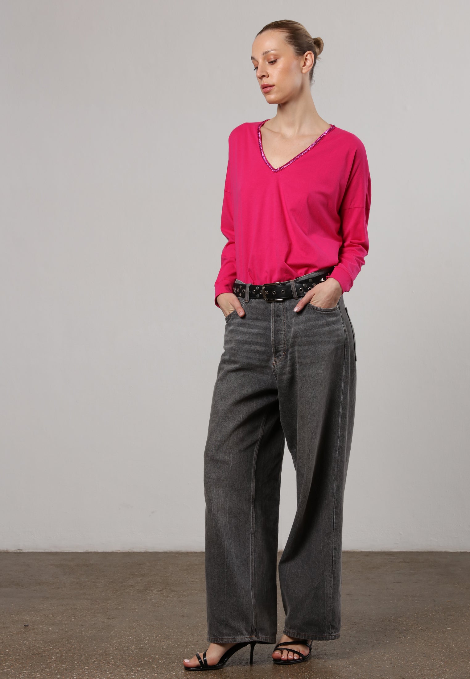 RELAY T-SHIRT HOT PINK