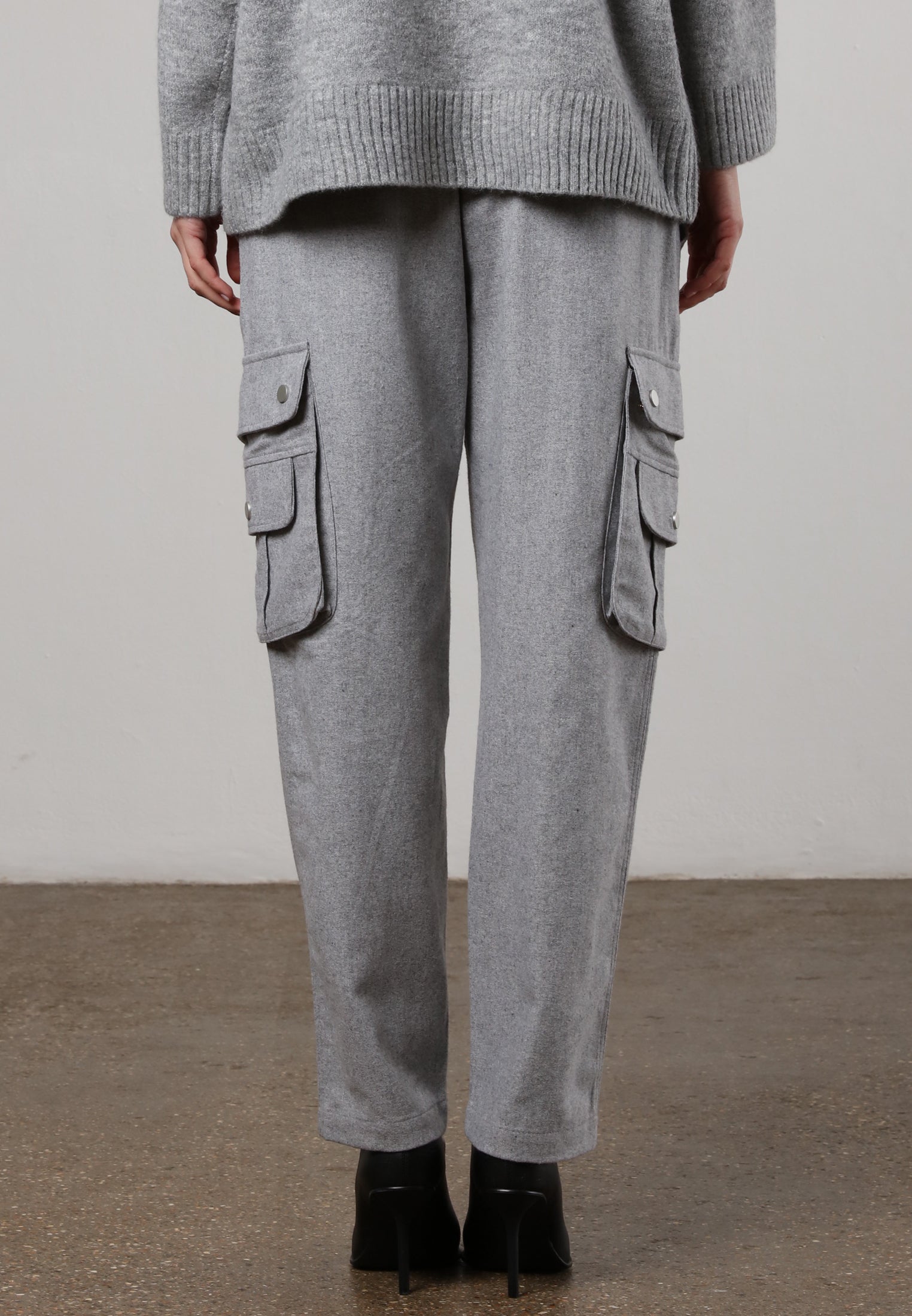 INNOCENT TROUSERS GREY MARL