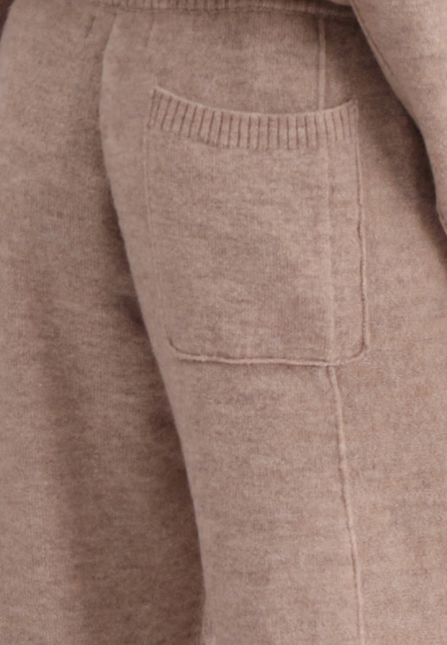 KNIT TROUSERS BEIGE