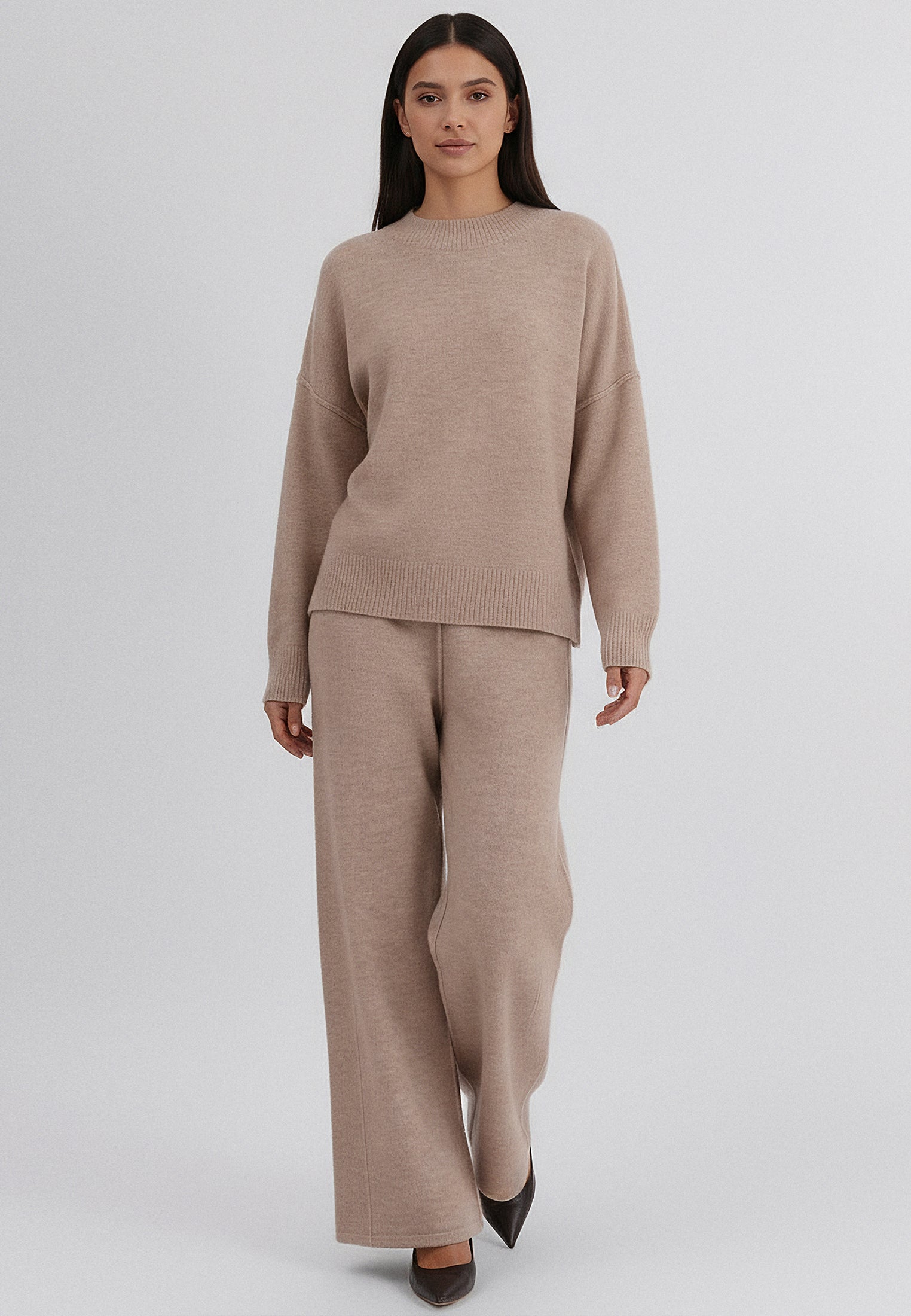 KNIT JUMPER BEIGE
