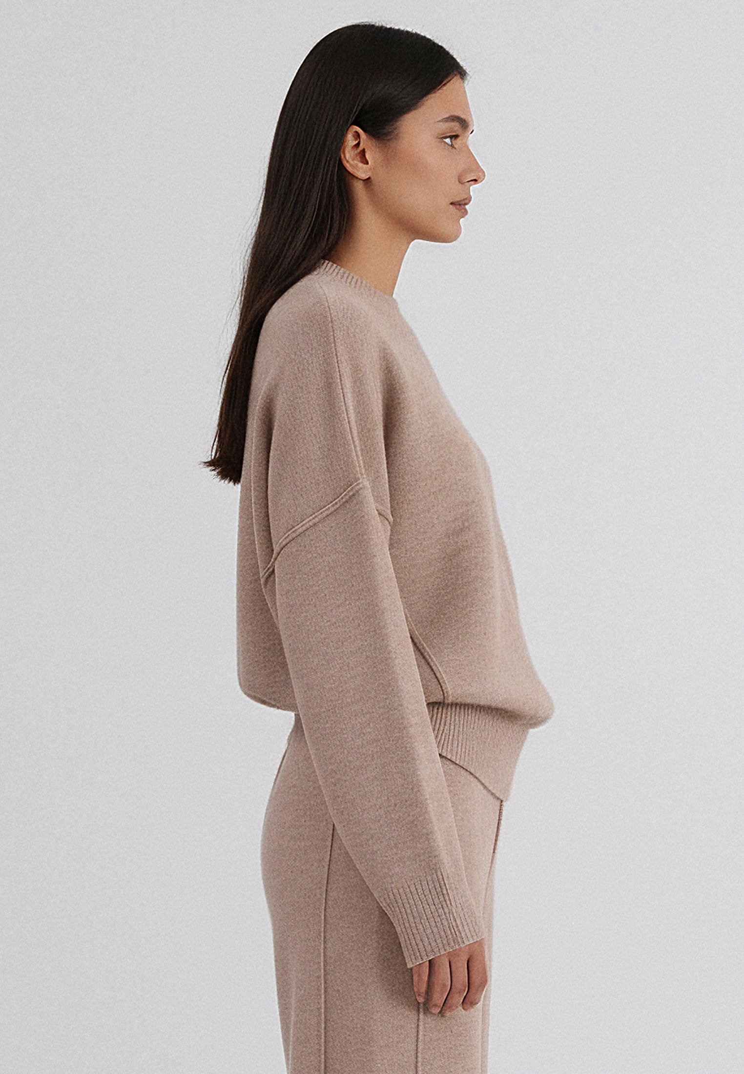 KNIT JUMPER BEIGE