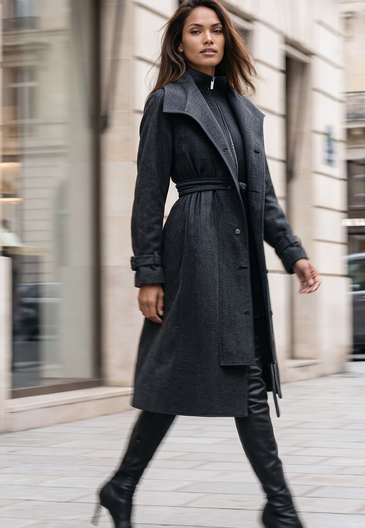 LIMIT COAT DARK GREY