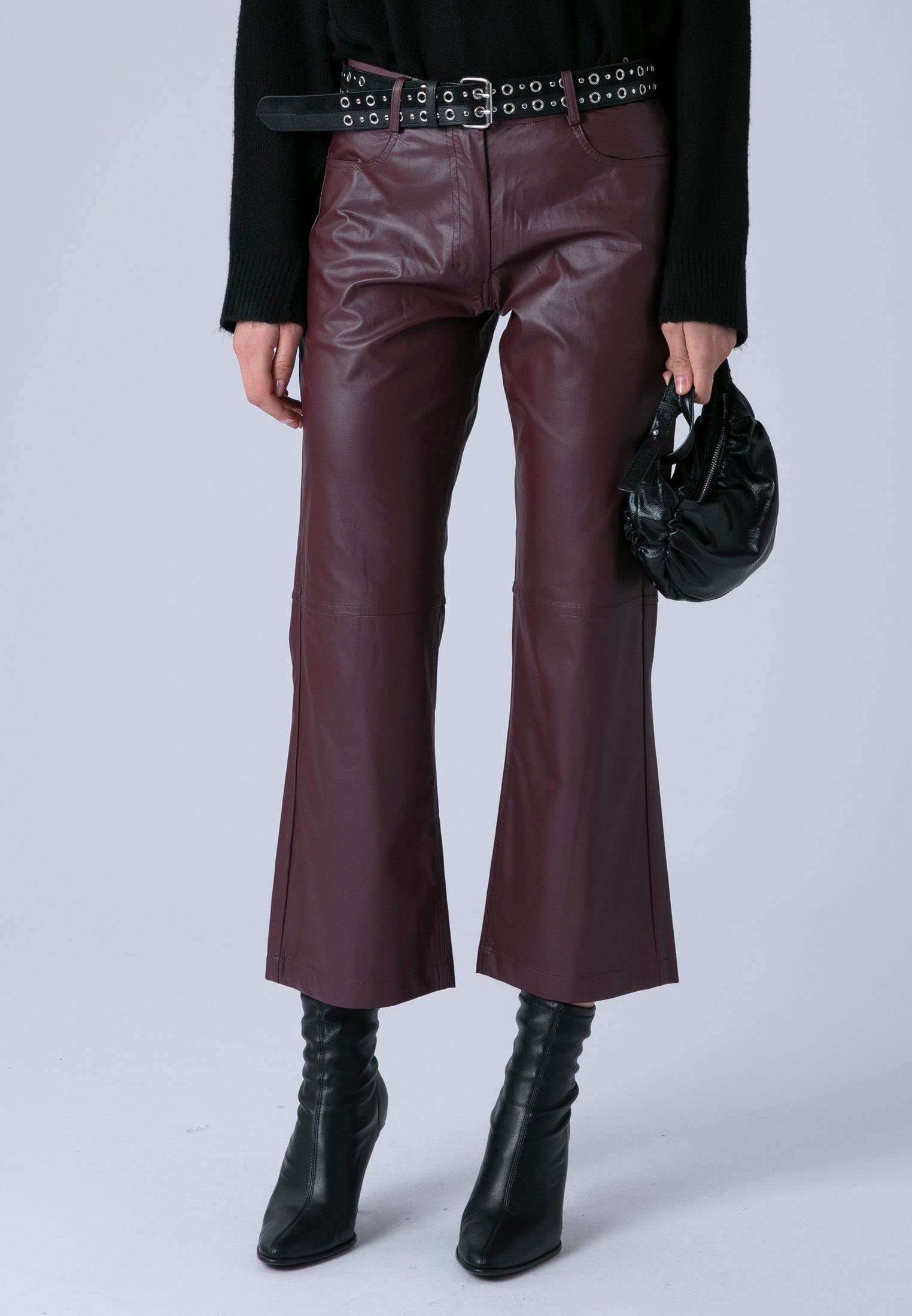 NEBULA TROUSERS OXBLOOD