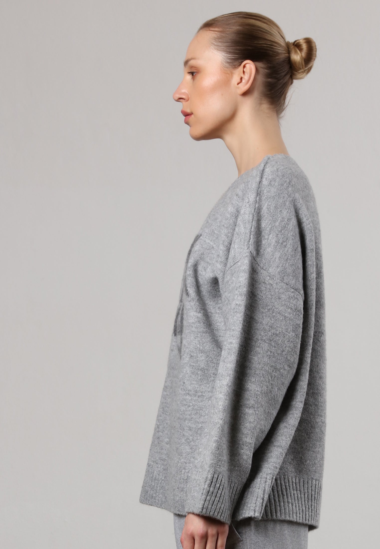 REVOLUTION JUMPER GREY MARL