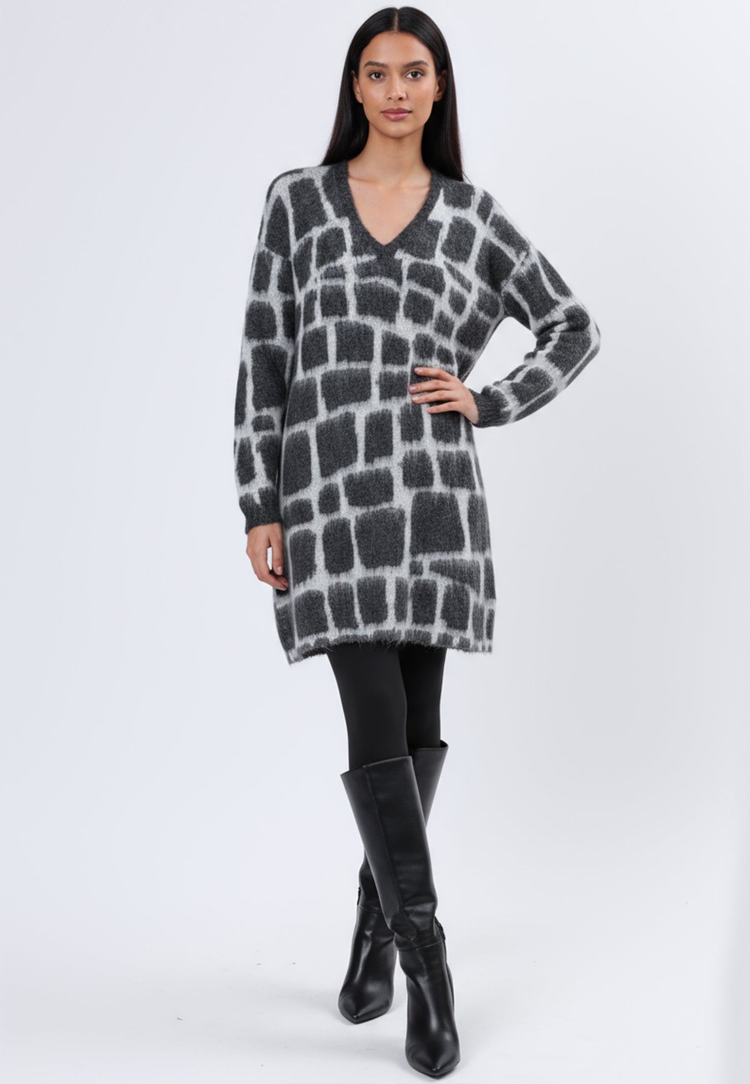 TEMPO TUNIC LIZARD JACQUARD