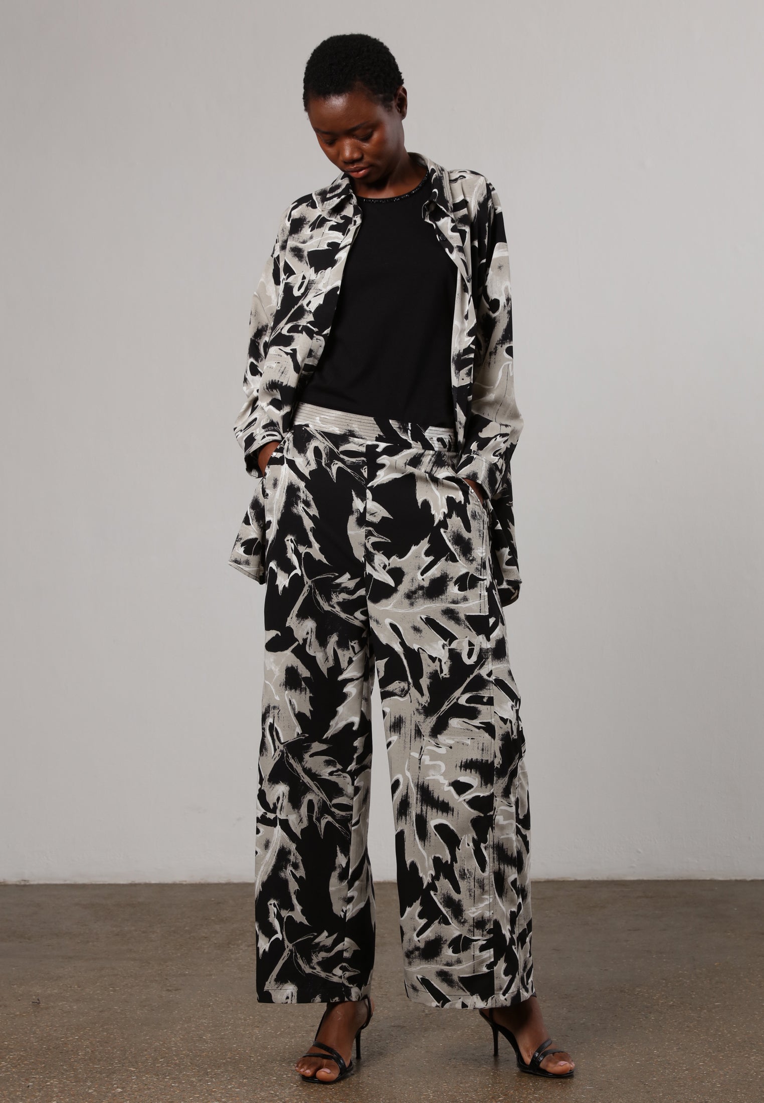 FLASH TROUSERS CAMO BLACK