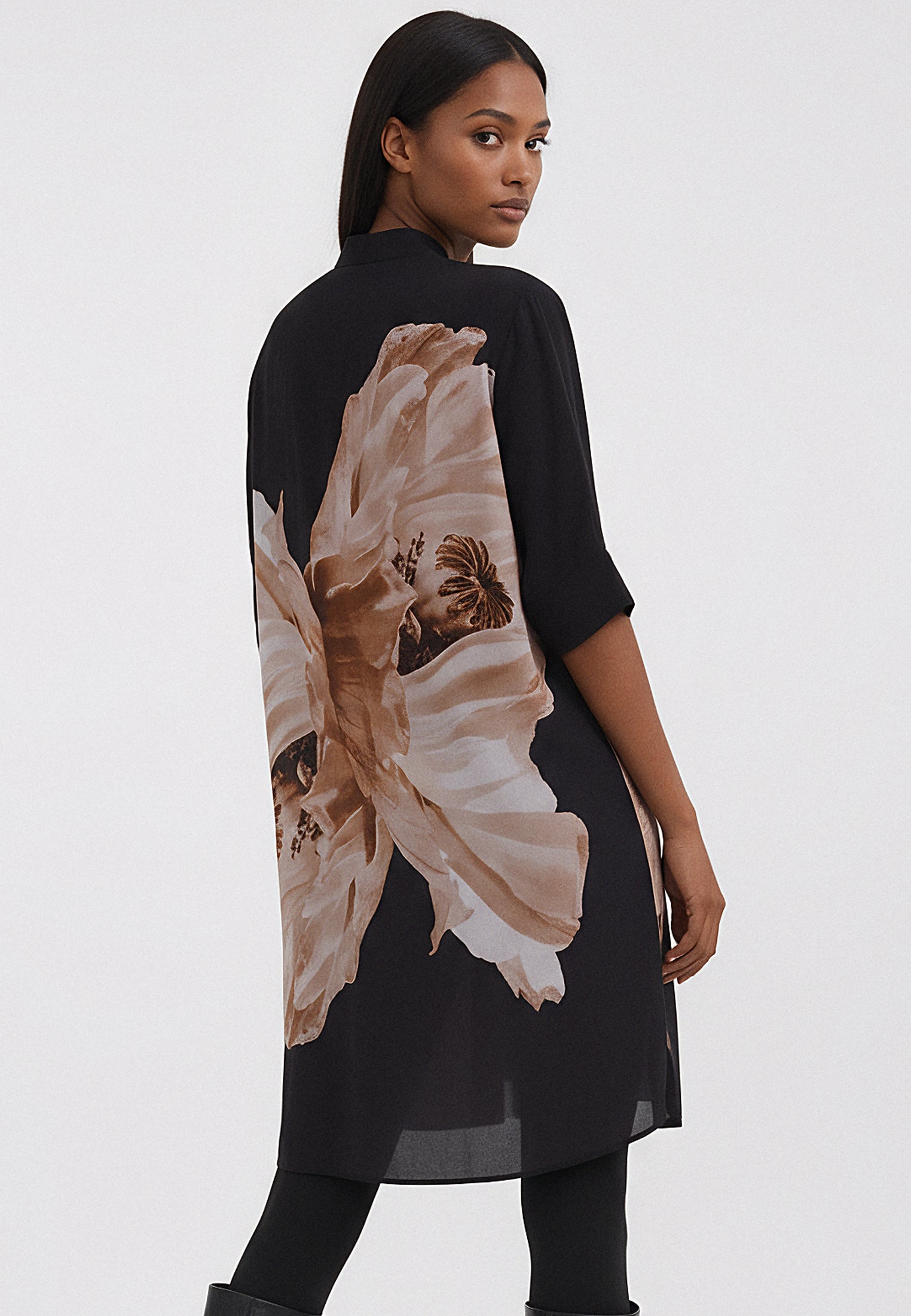 TWIST TUNIC CHARM SEPIA