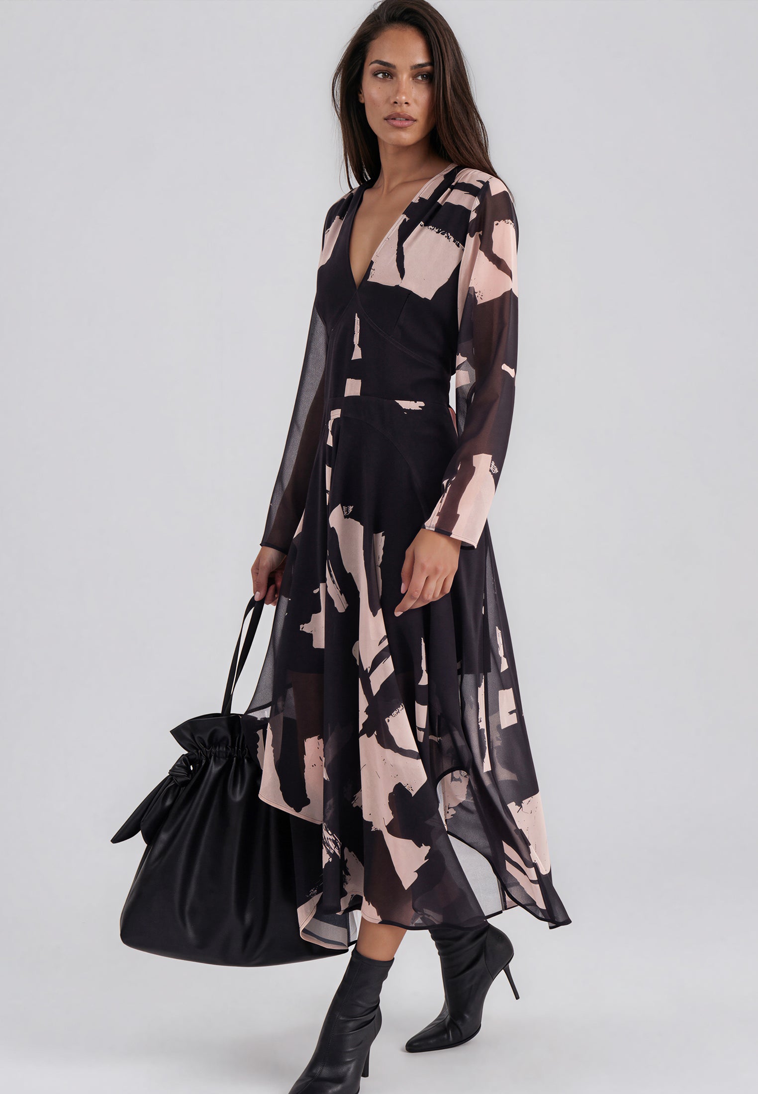 INFINITY MIDI DRESS FACADE