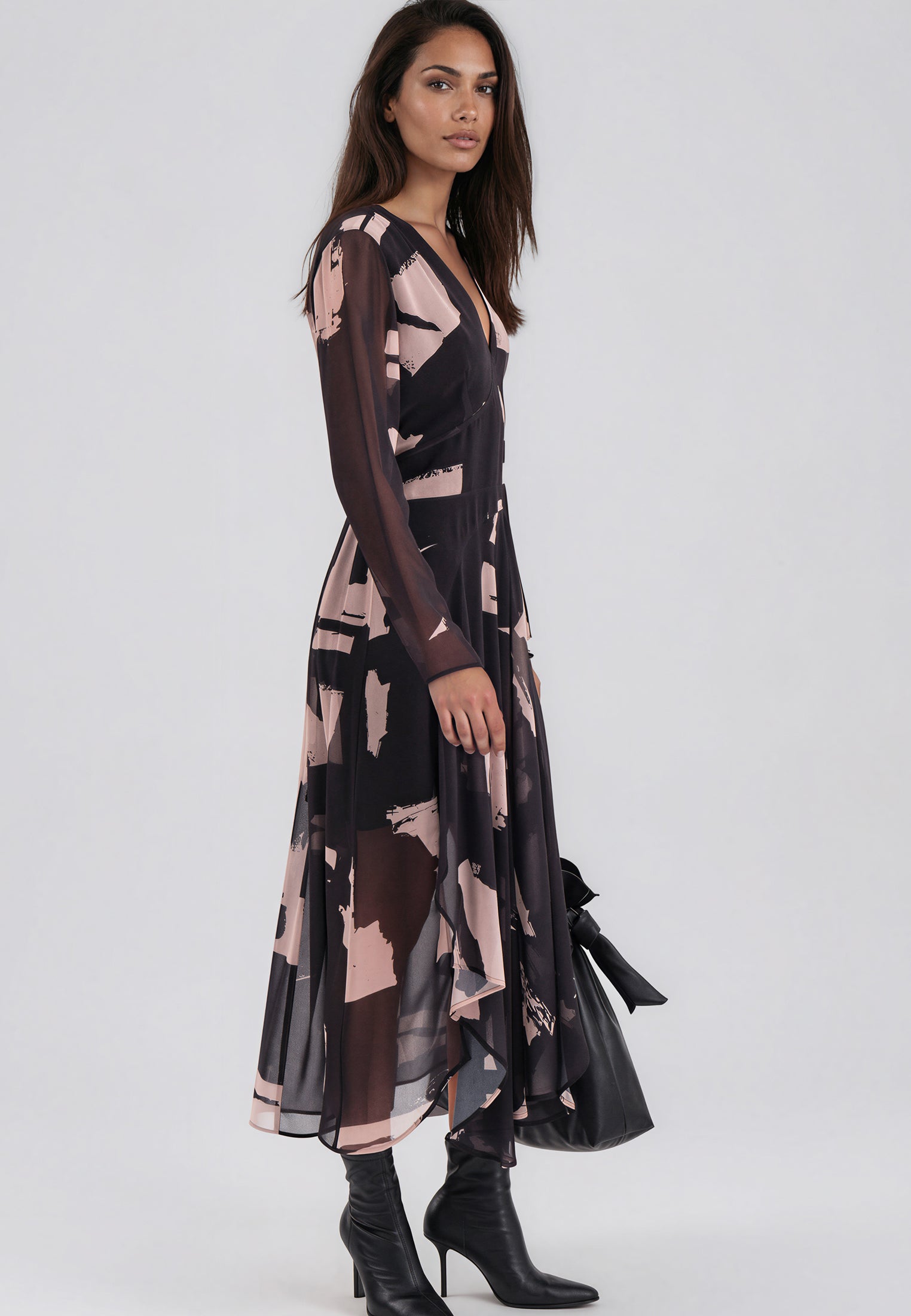 INFINITY MIDI DRESS FACADE