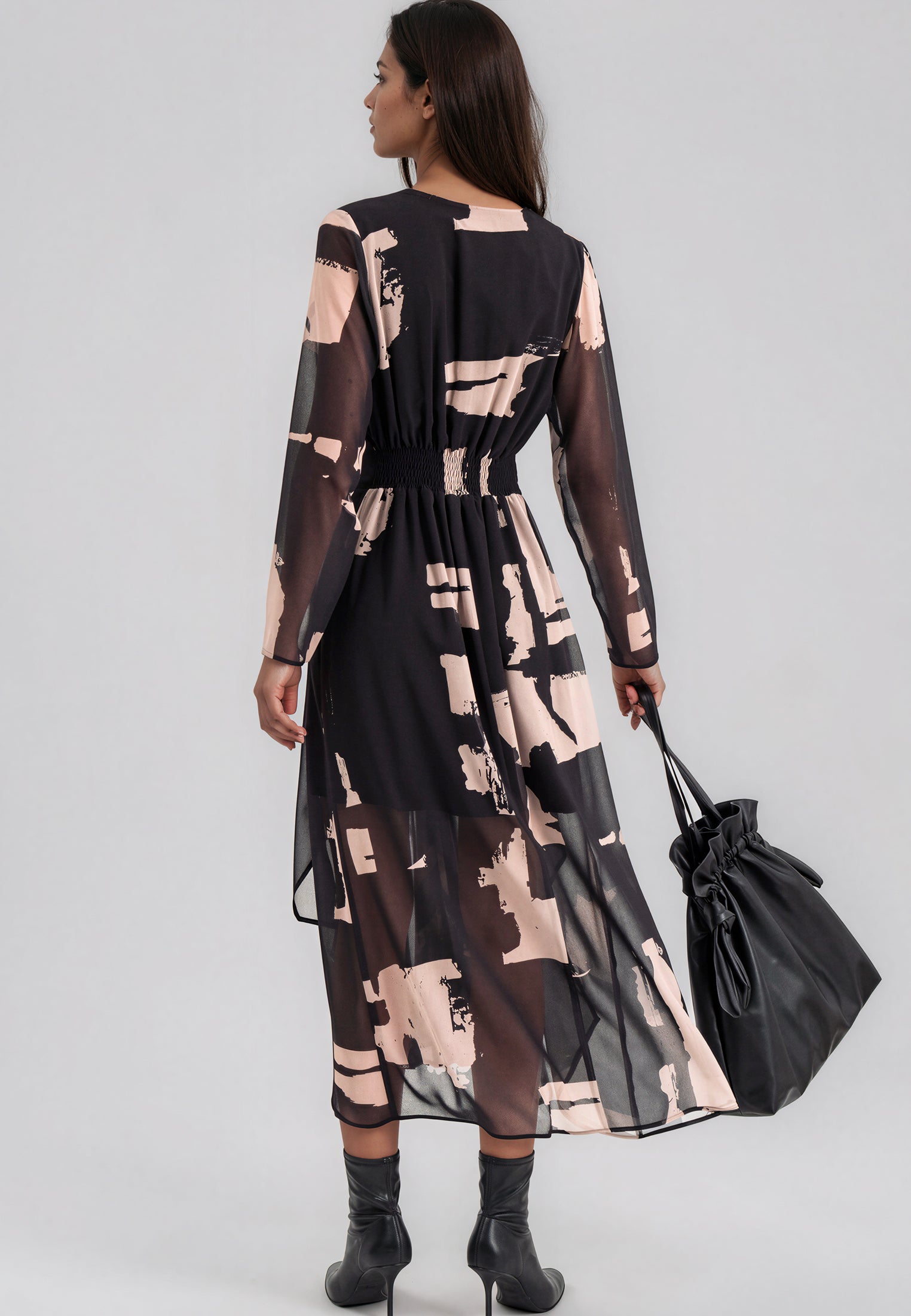 INFINITY MIDI DRESS FACADE