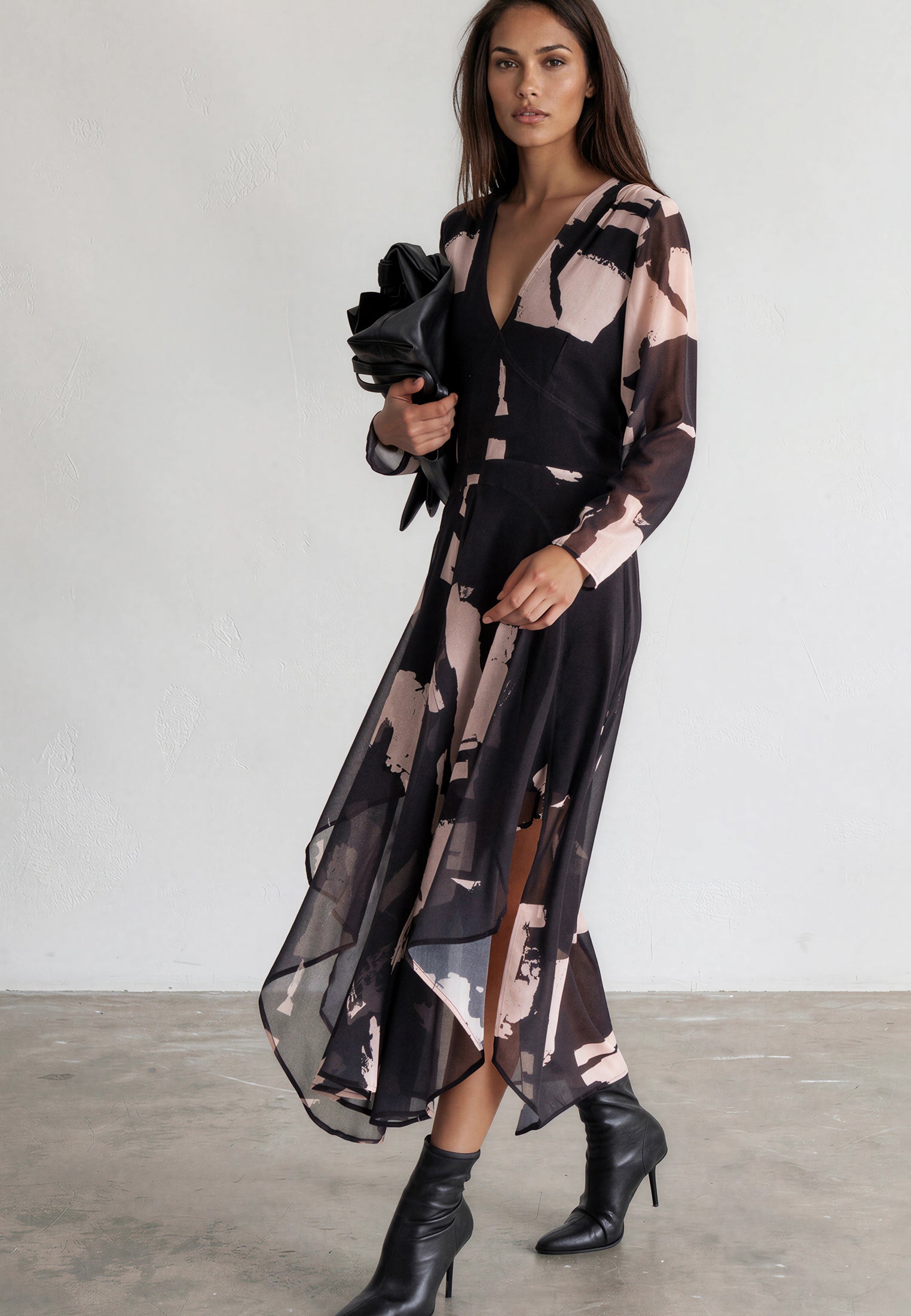 INFINITY MIDI DRESS FACADE