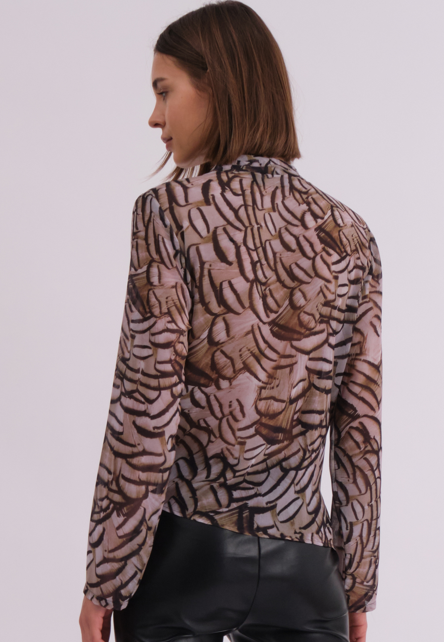 INFINITY TOP PLUME PRINT