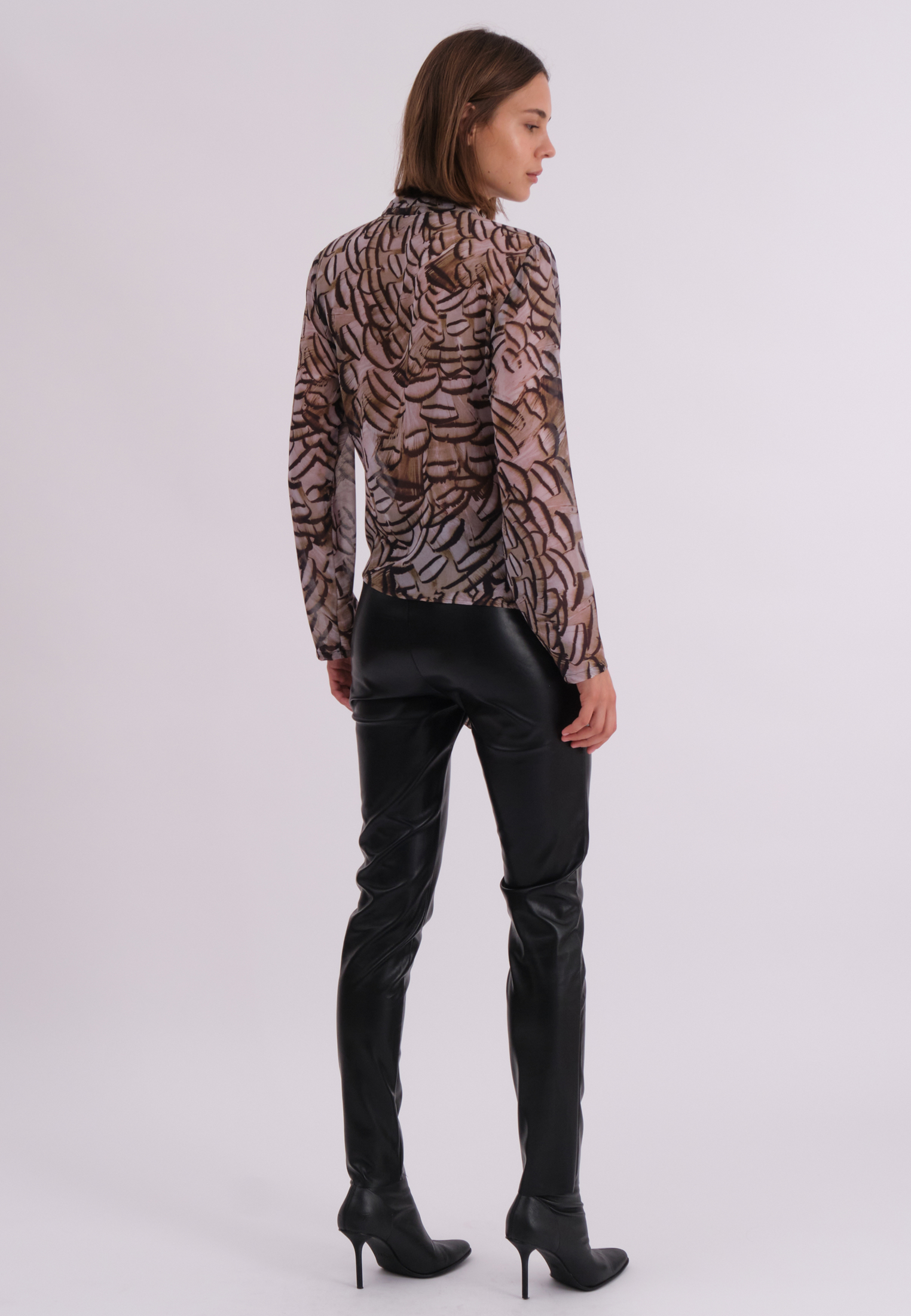 INFINITY TOP PLUME PRINT