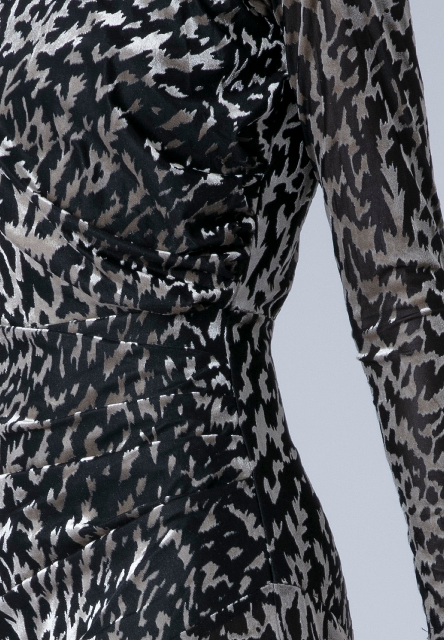 EMMY MAXI DRESS SILVER FOIL