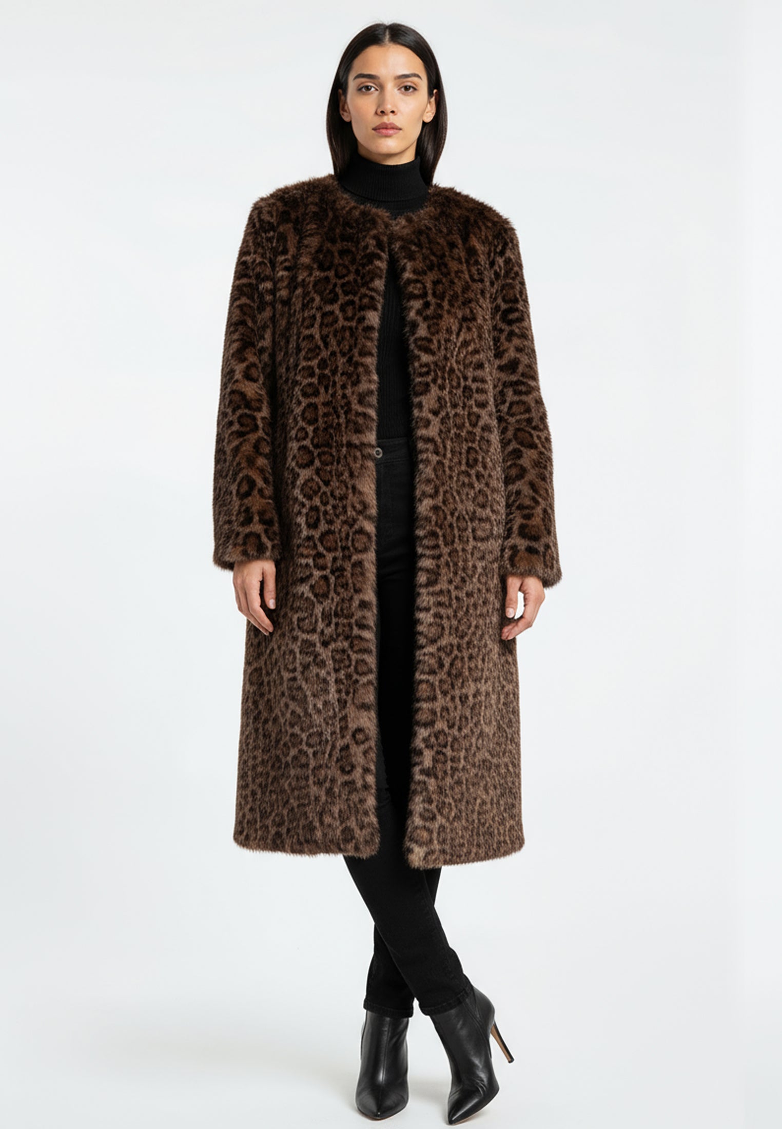 ESME COAT LEOPARD