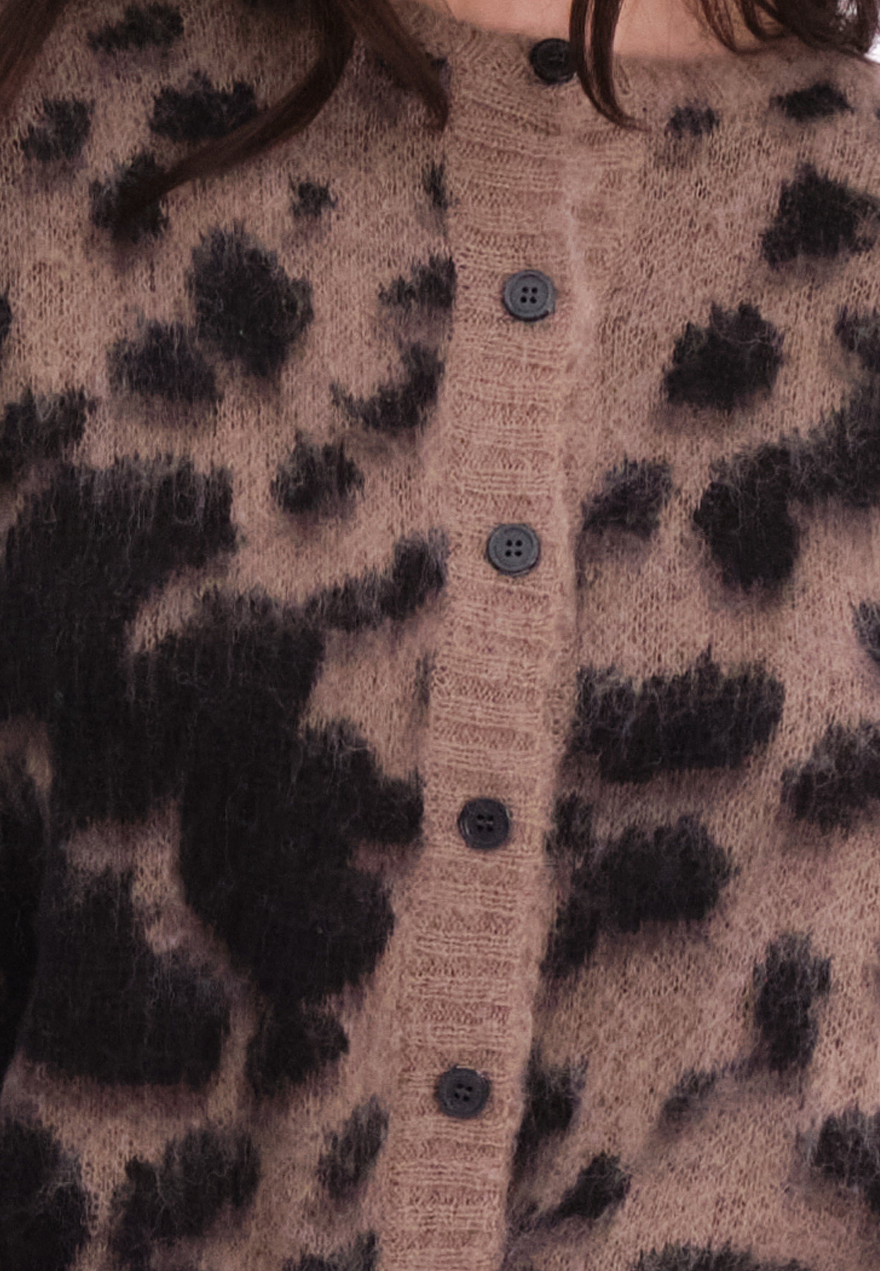 ERIN CARDIGAN BROWN