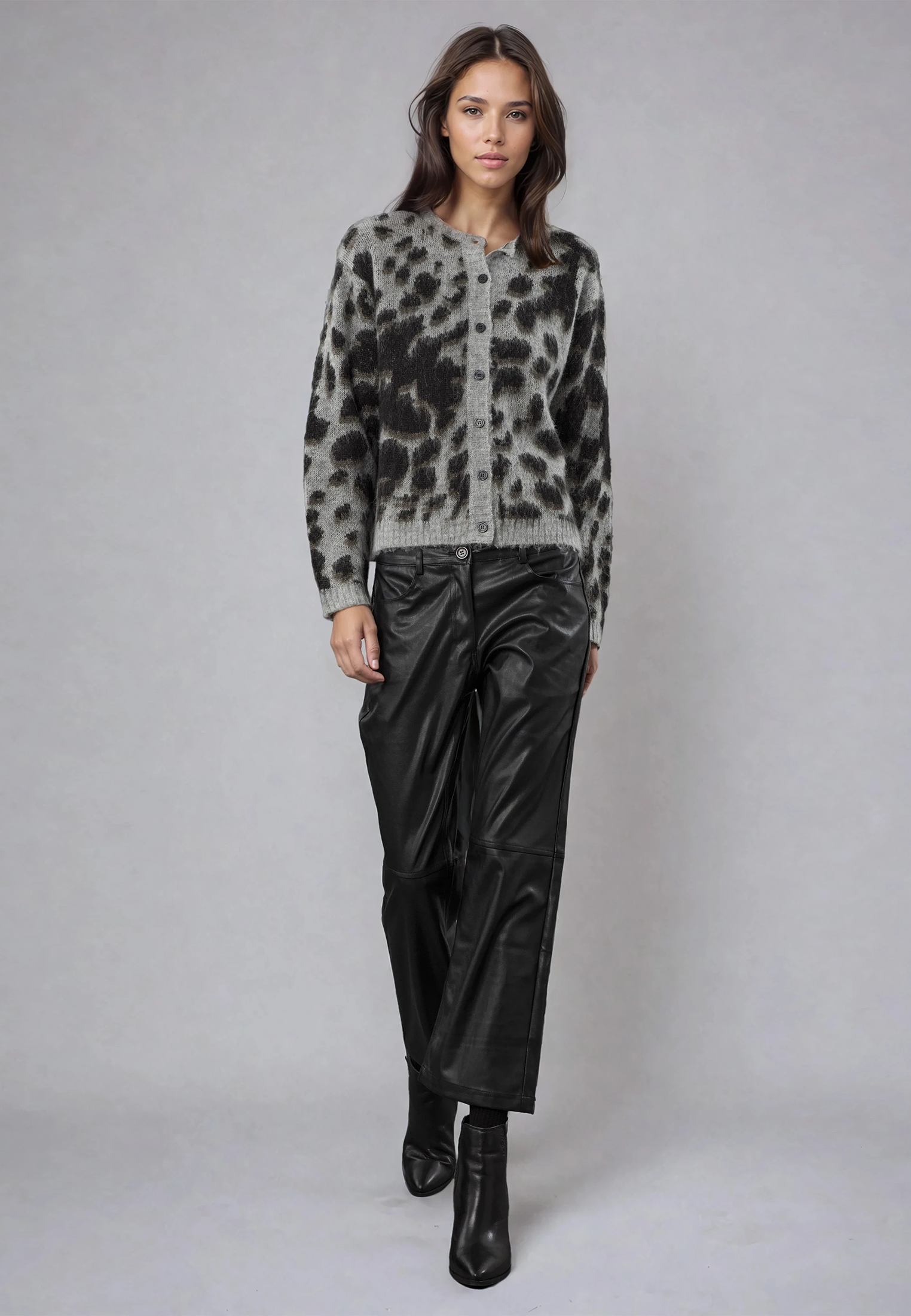 ERIN CARDIGAN GREY