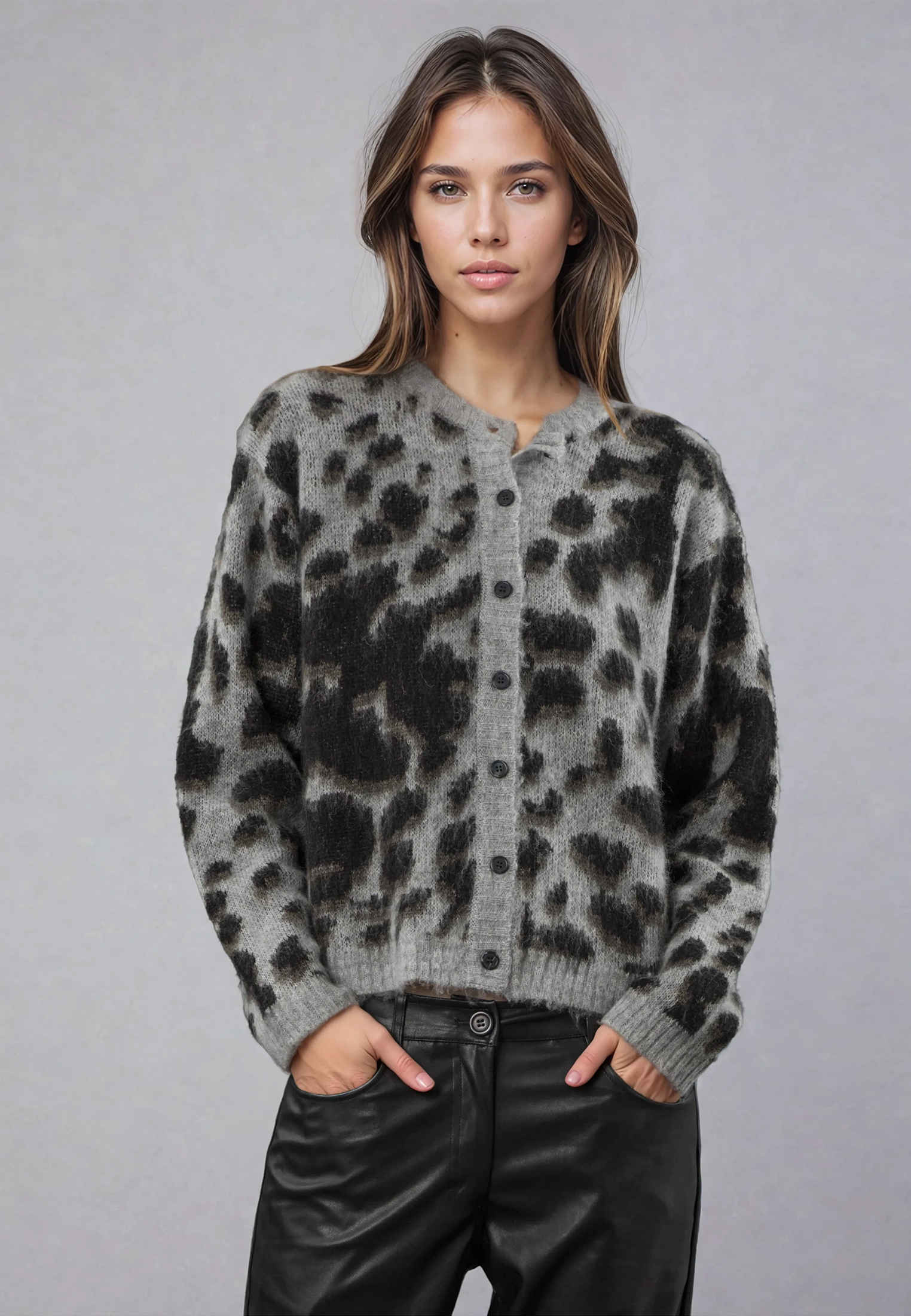 ERIN CARDIGAN GREY