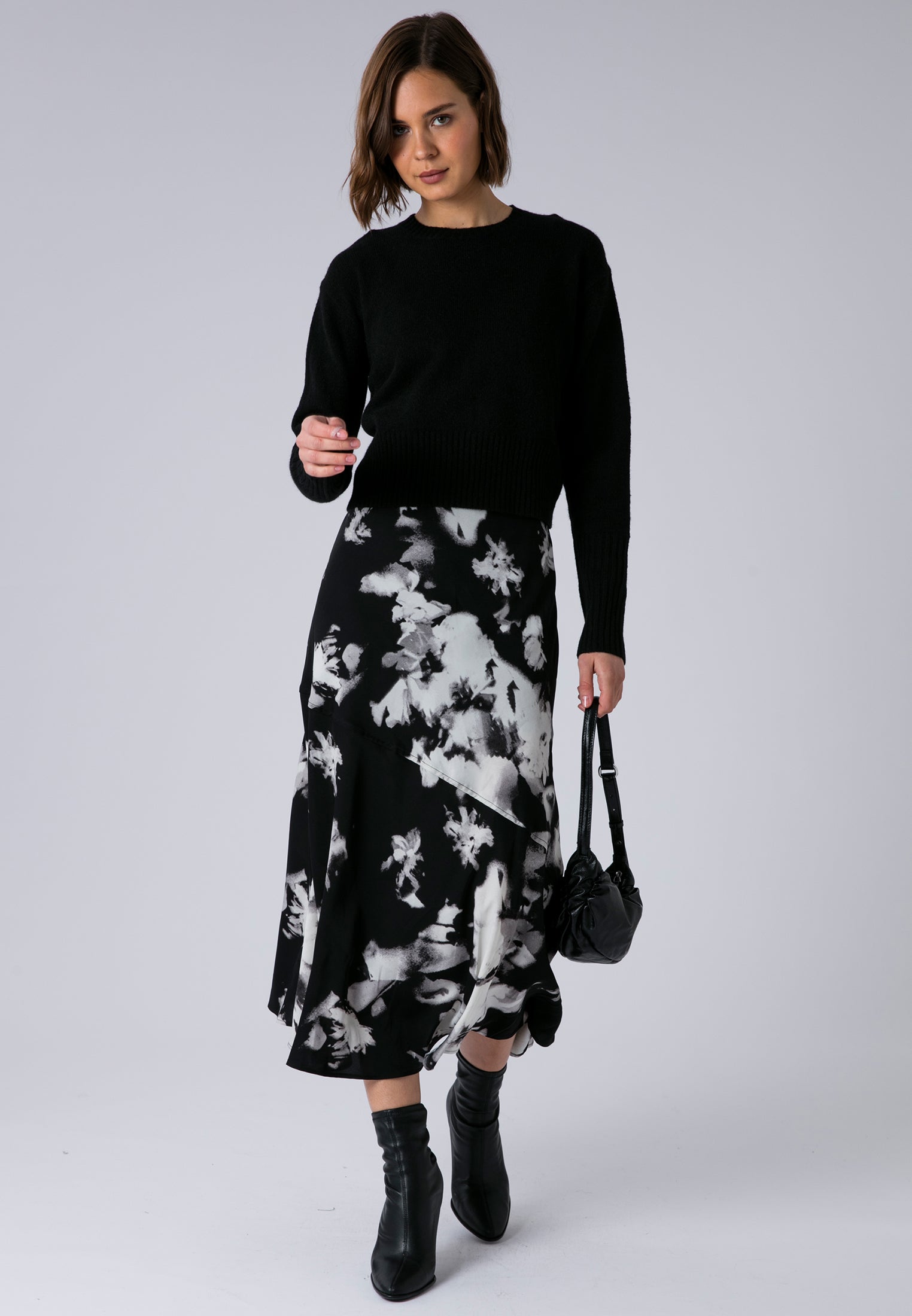 FAY DRESS BLOSSOM & BLACK