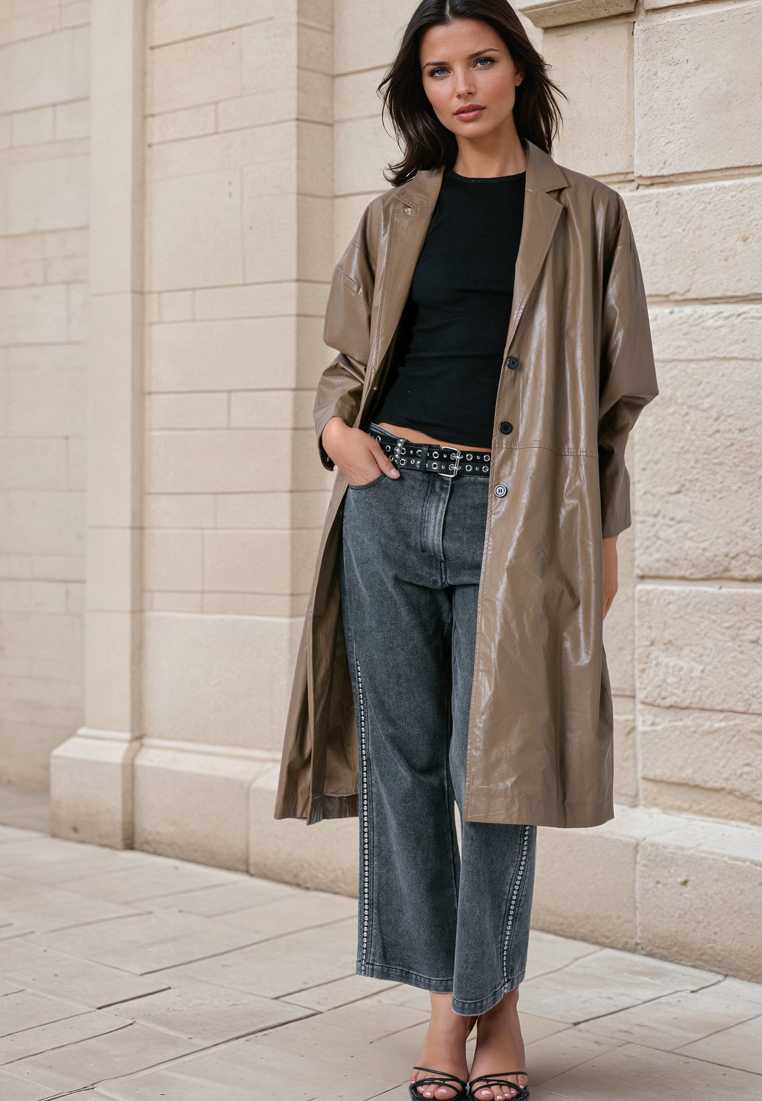 GRACE COAT BRINDLE