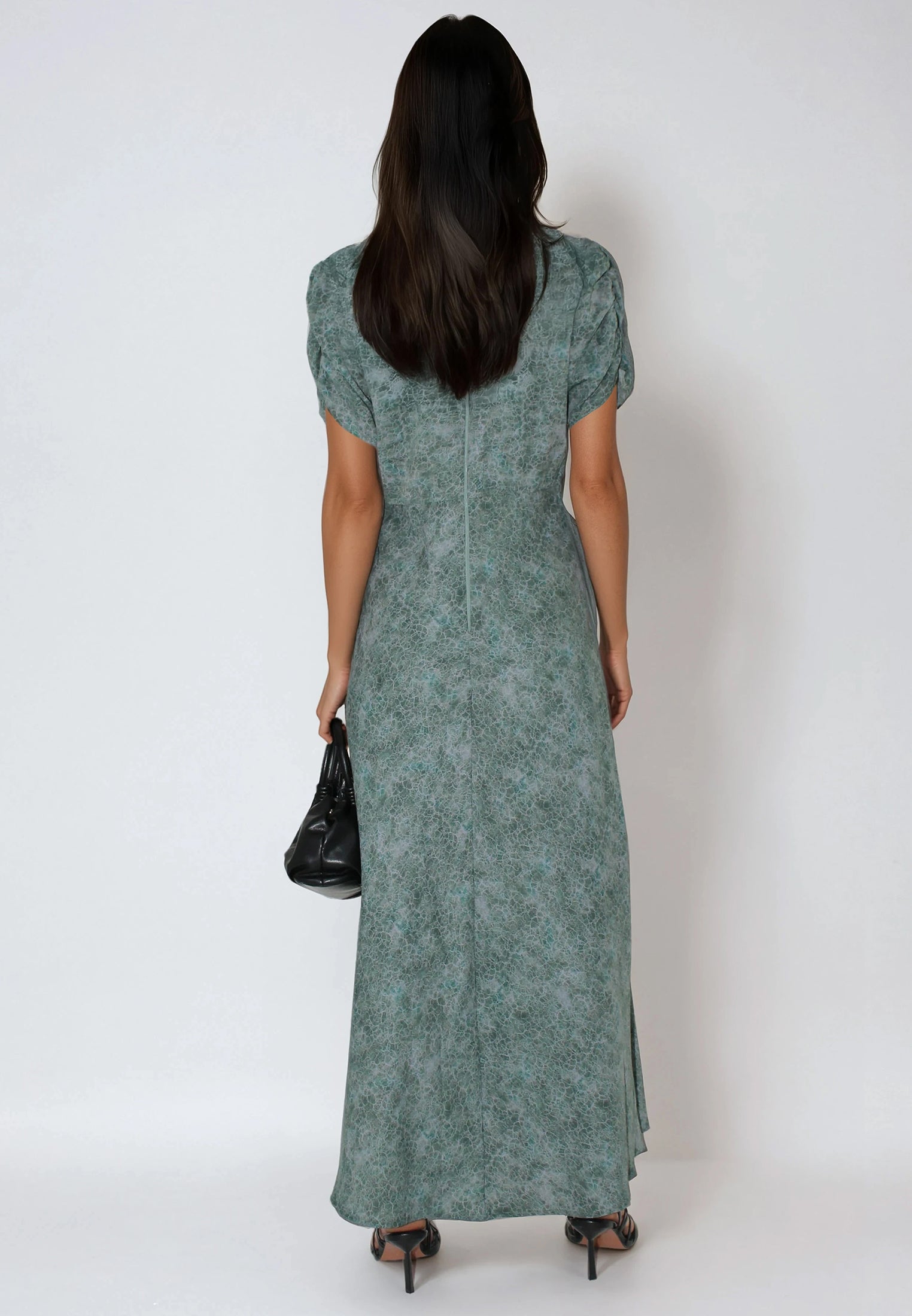 ISABEL MAXI DRESS VENATION