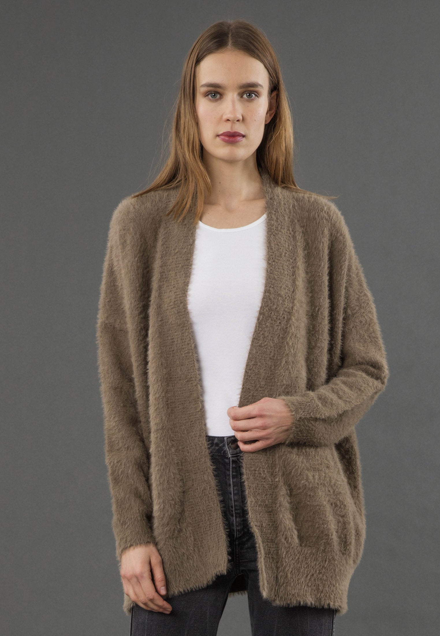 IRIS CARDIGAN BRINDLE