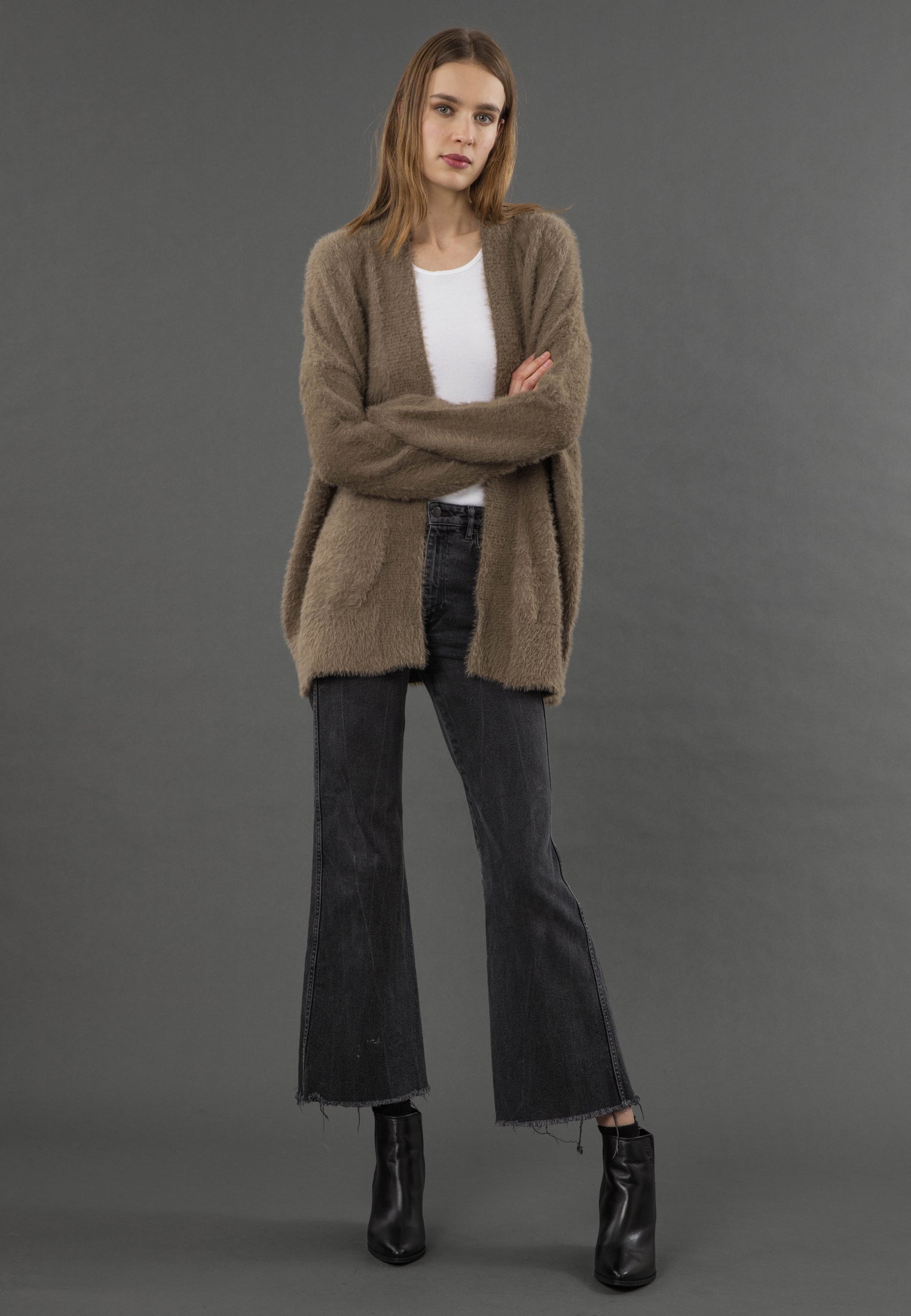 IRIS CARDIGAN BRINDLE
