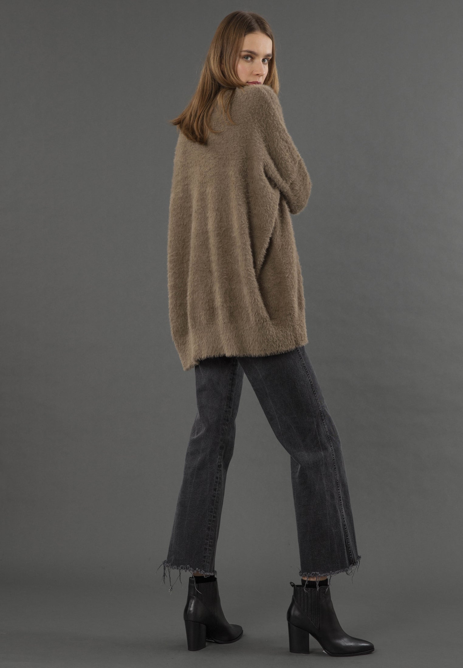 IRIS CARDIGAN BRINDLE
