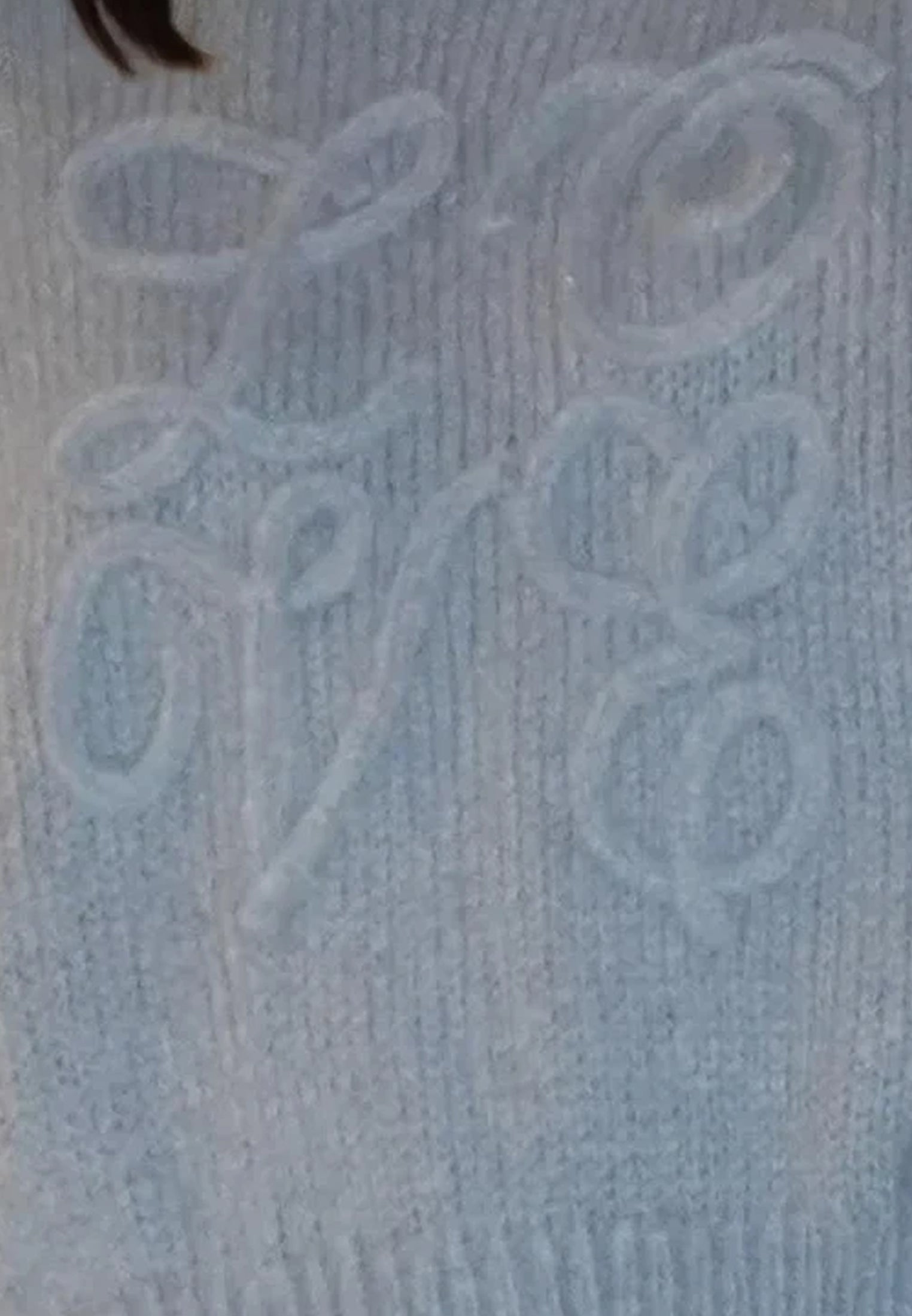 LOVE JUMPER GREY MARL