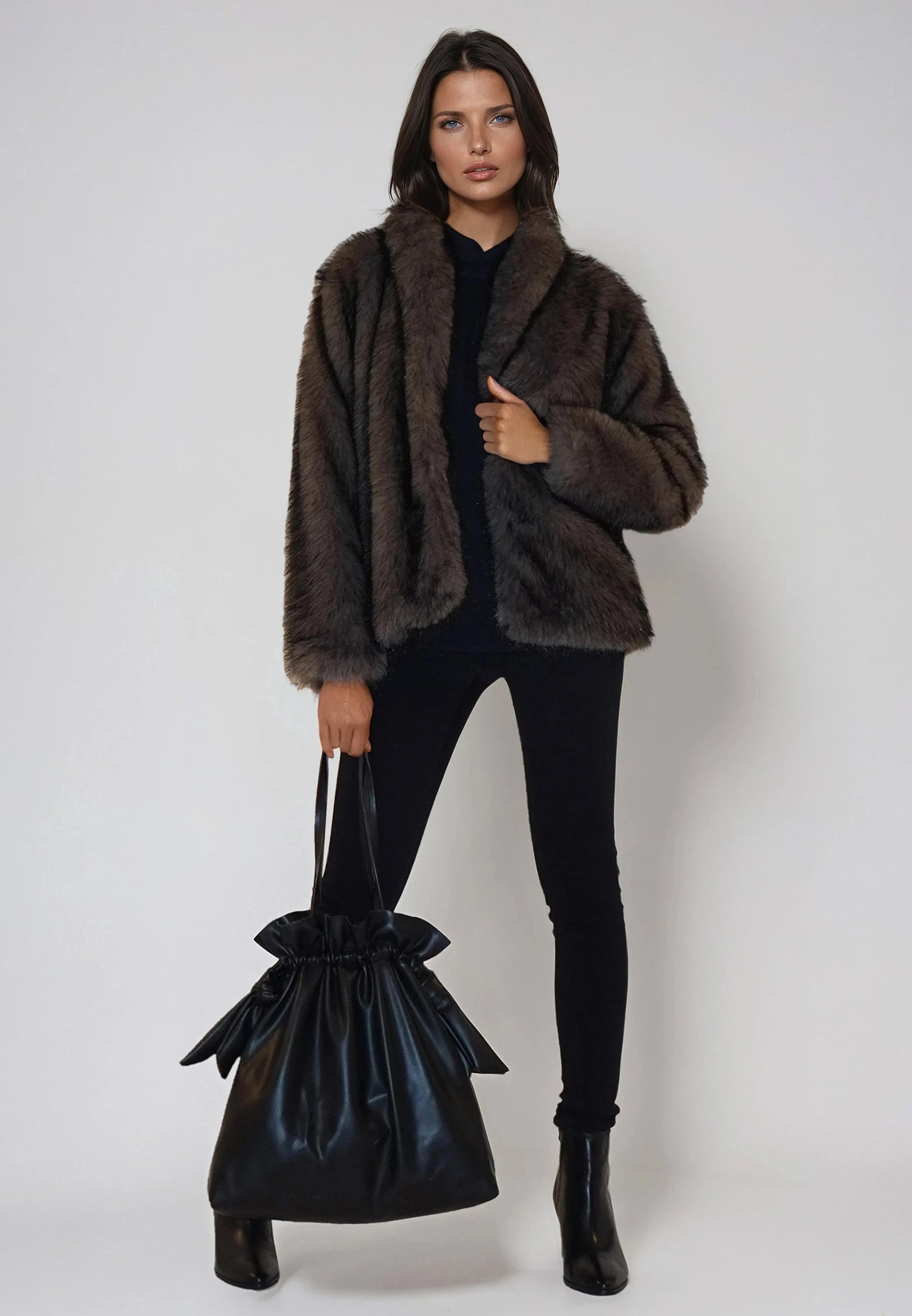 LUNA COAT BROWN