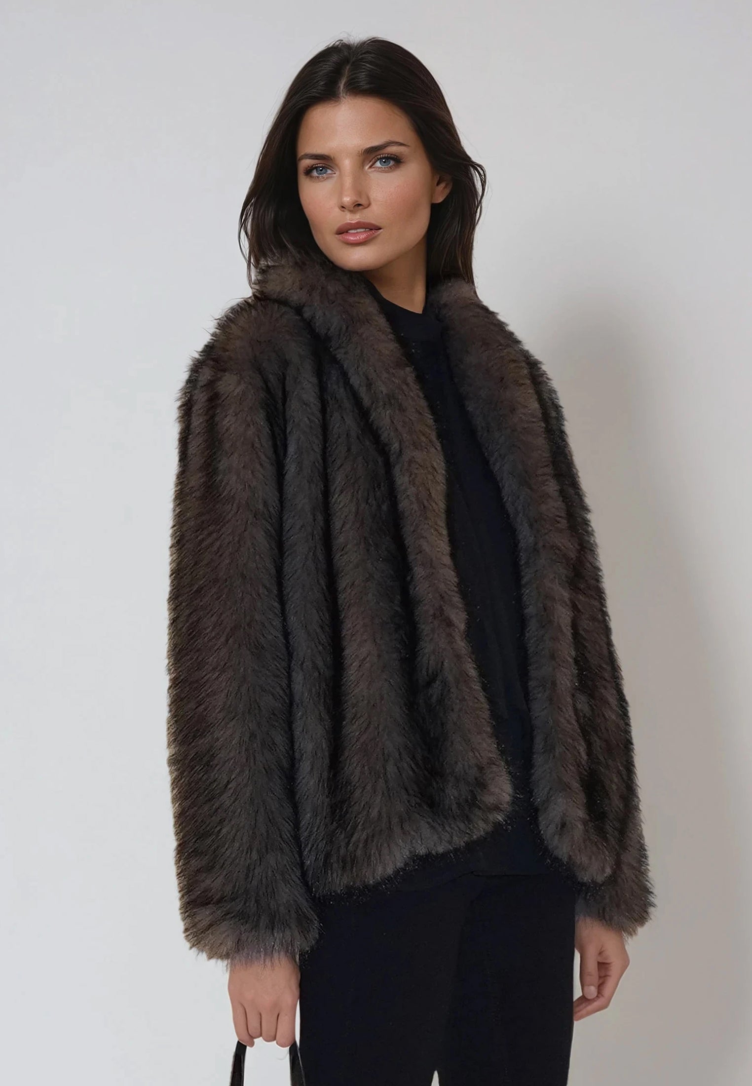 LUNA COAT BROWN