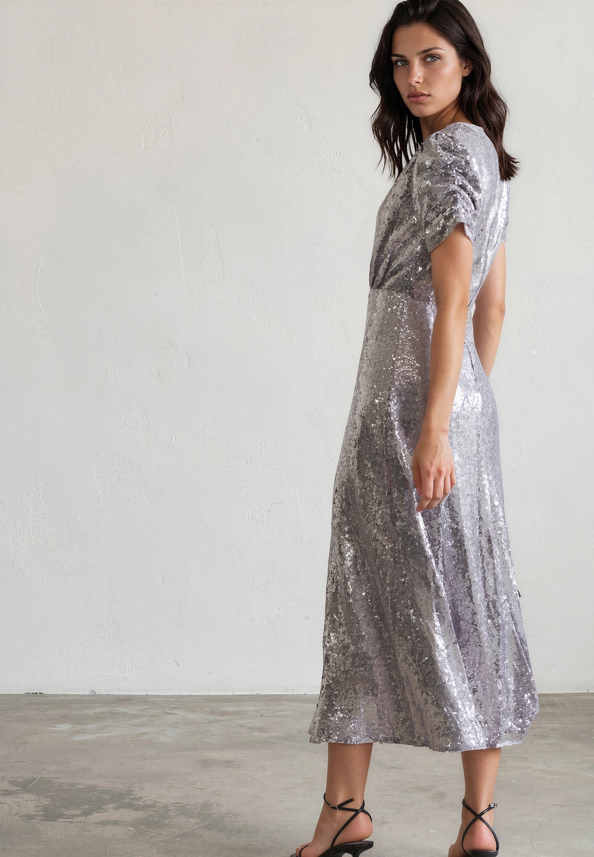 NAOMI DRESS SILVER