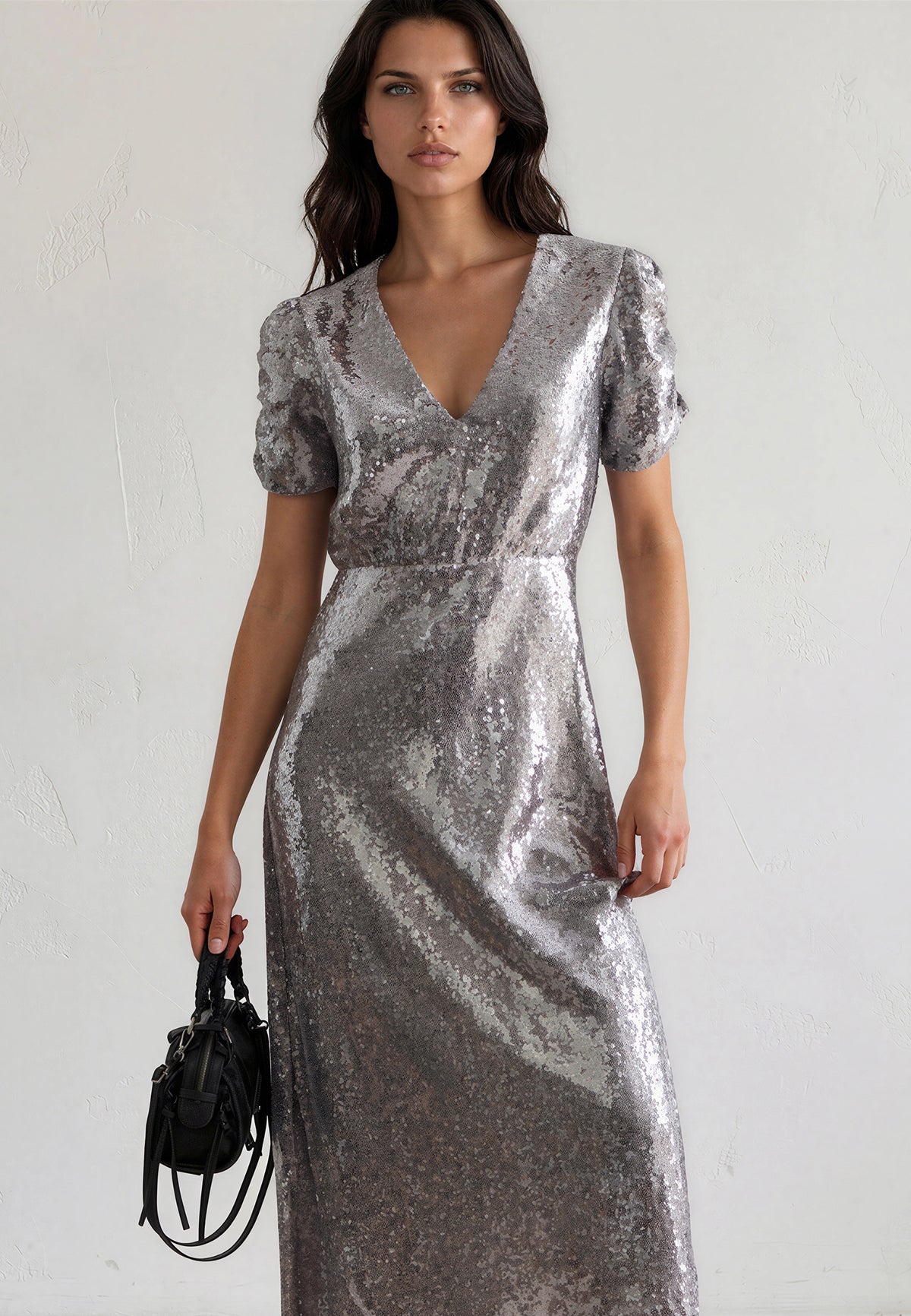 NAOMI DRESS SILVER