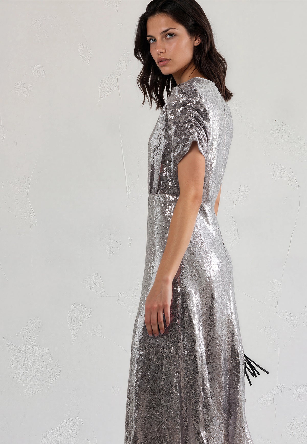 NAOMI DRESS SILVER
