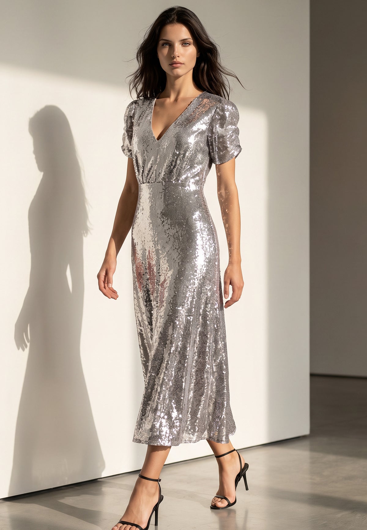 NAOMI DRESS SILVER