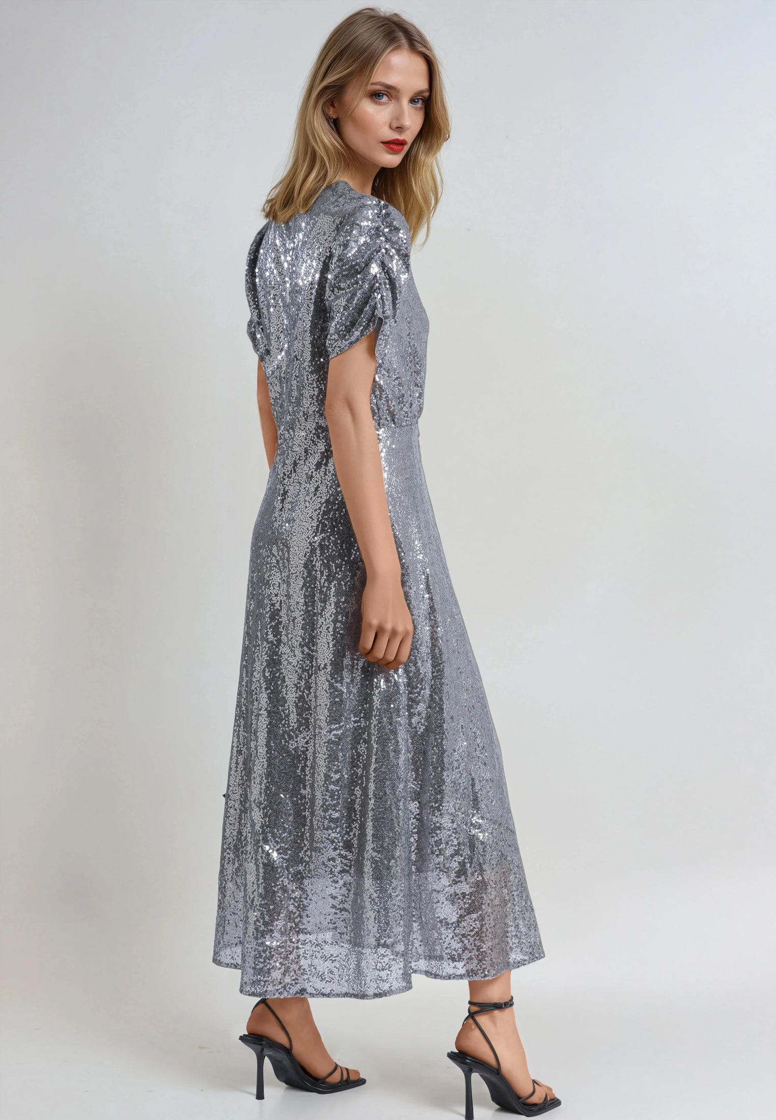 NAOMI DRESS SILVER
