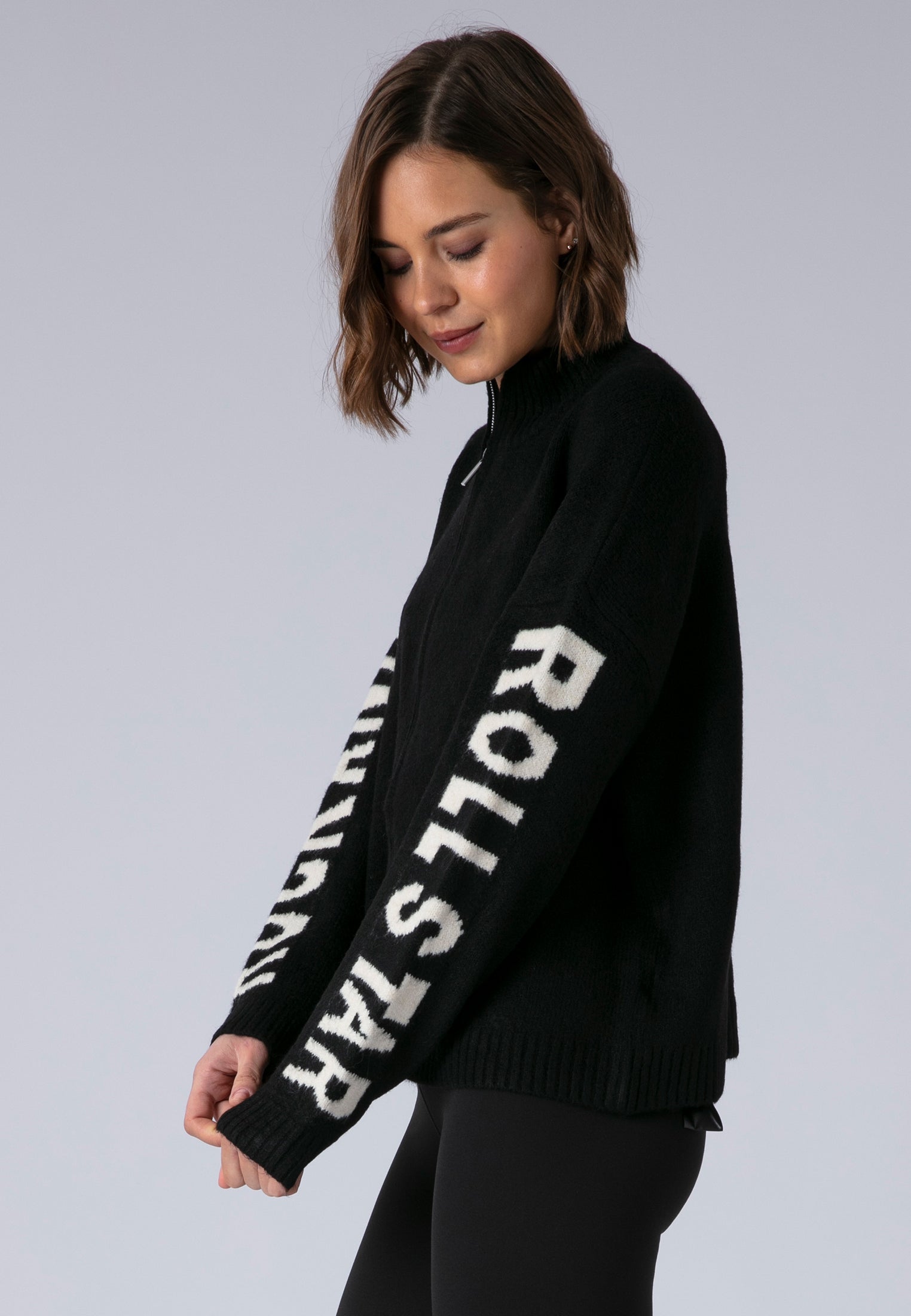 PHOEBE CARDIGAN BLACK & WHITE