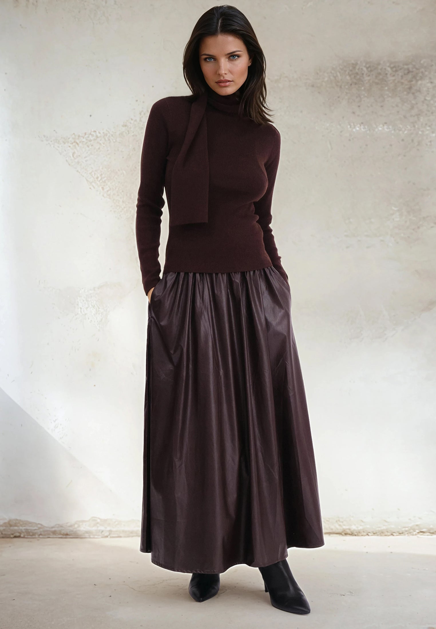 SOPHIE SKIRT BROWN